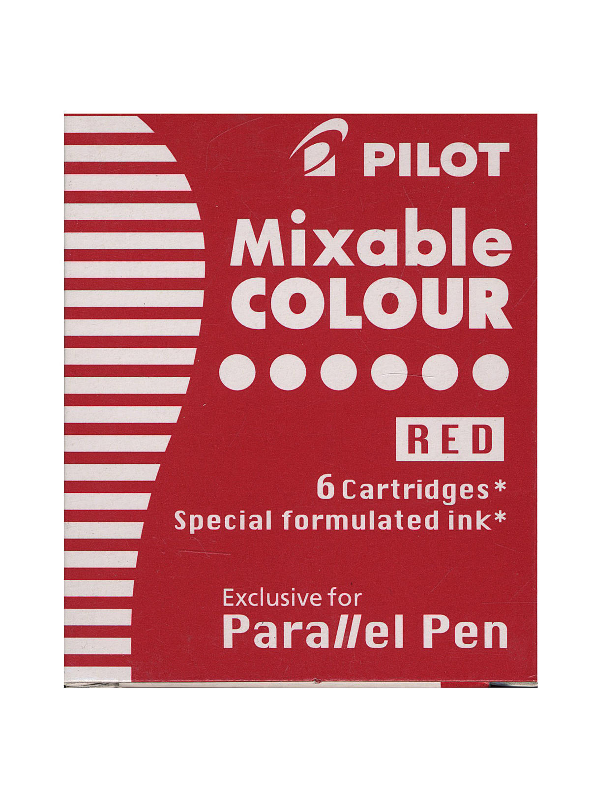 Parallel Pens Refills, Red Pack Of 6