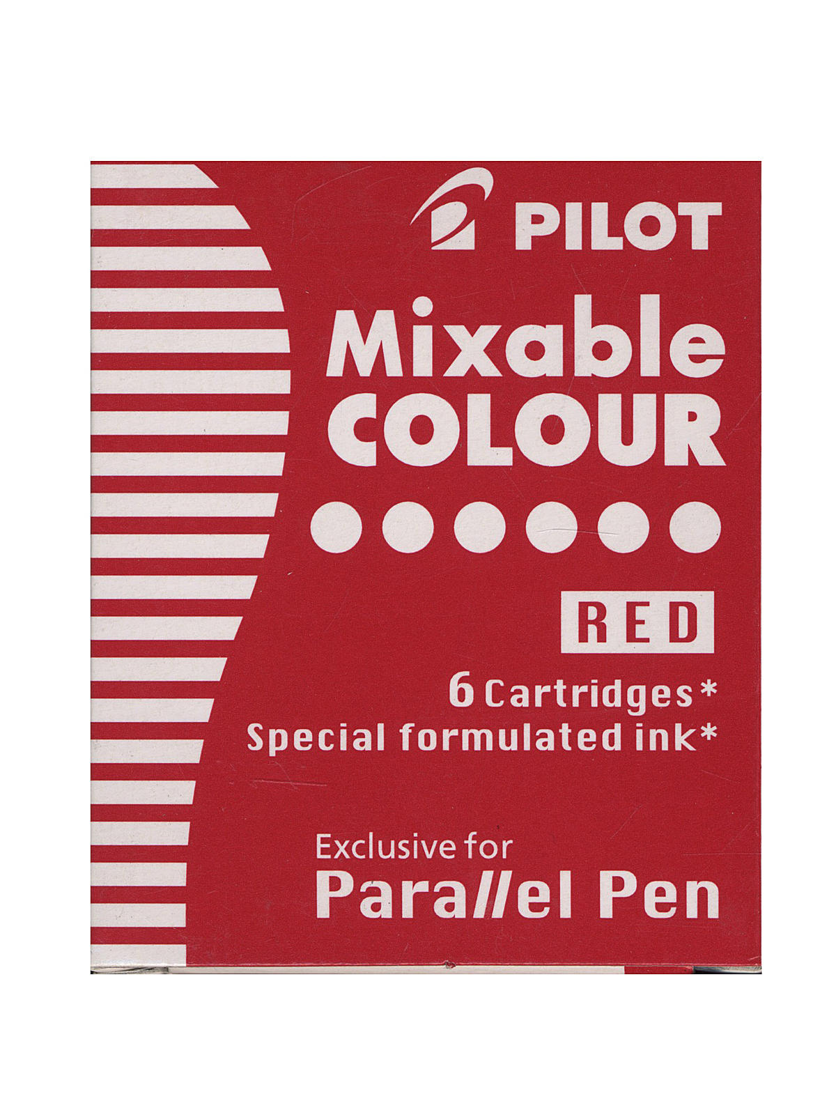 Parallel Pens refills, red pack of 6