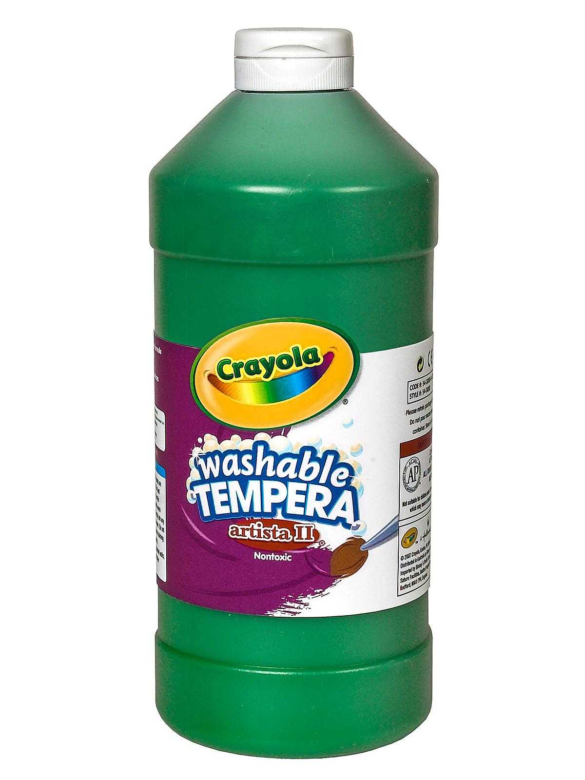Artista II Liquid Tempera Paint green 32 oz.