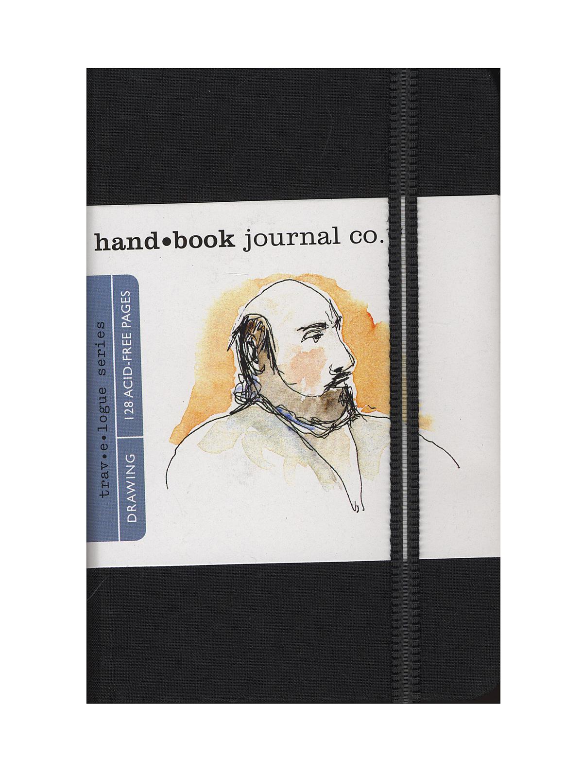 Travelogue Drawing Journals 3 1 2 In. X 5 1 2 In. Portrait Ivory Black
