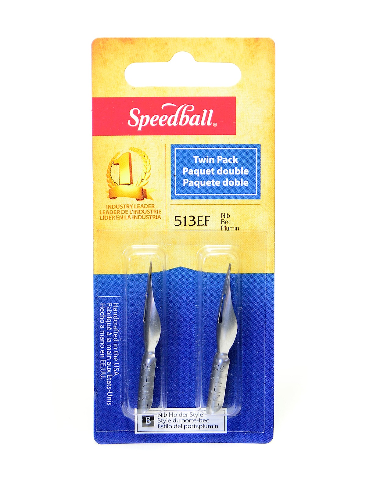 Hunt Artists' Pen Nibs--Globe No. 513EF pack of 2