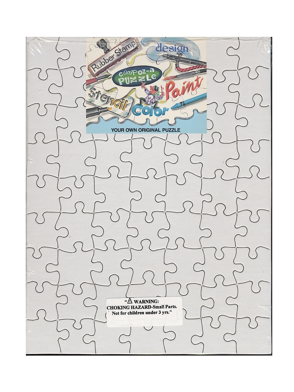 Blank Puzzles 8 1 2 In. X 11 In. 63 Pieces Each Pack Of 4