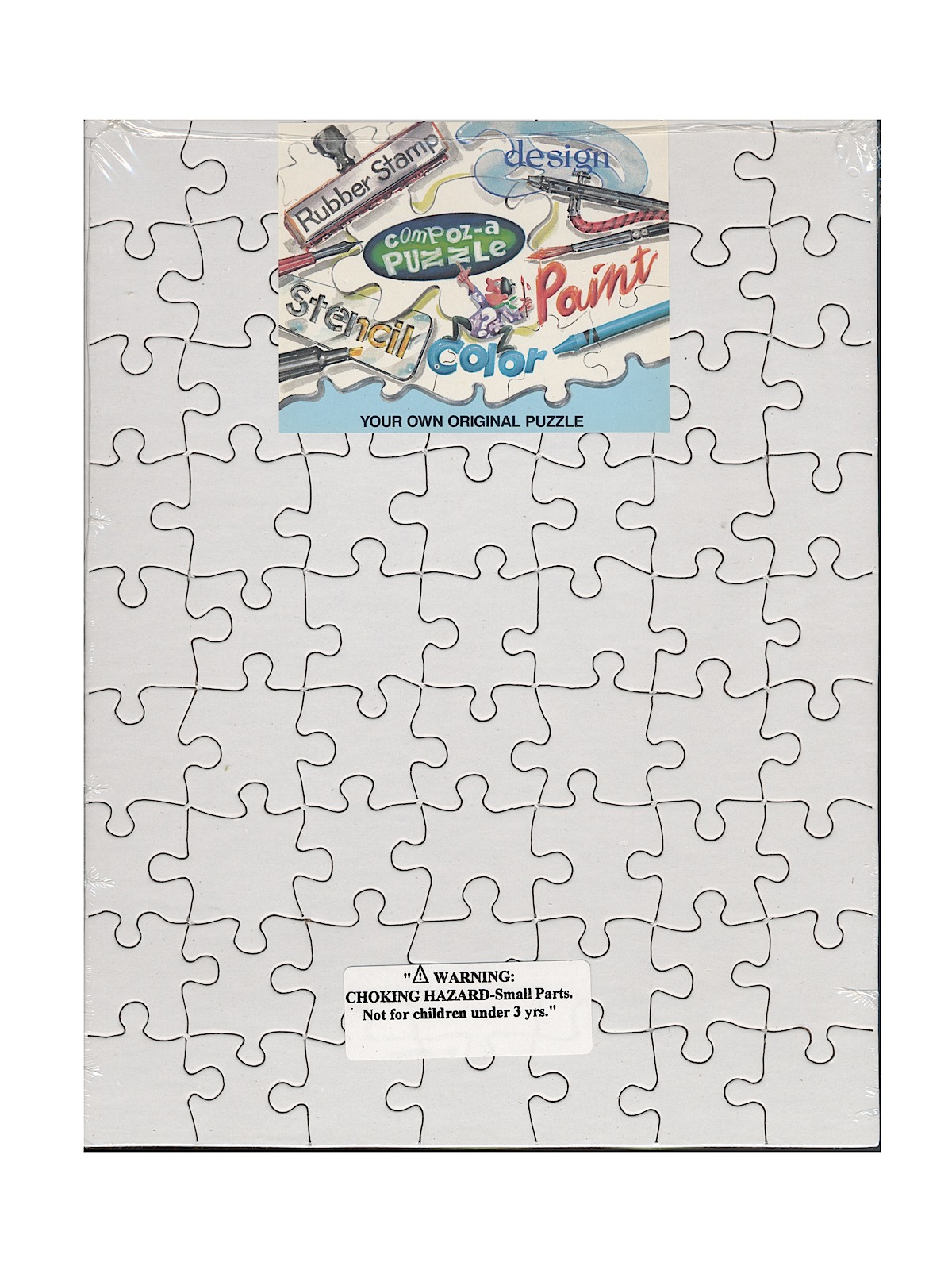 Blank Puzzles 8 1 2 in. x 11 in. 63 pieces each pack of 4