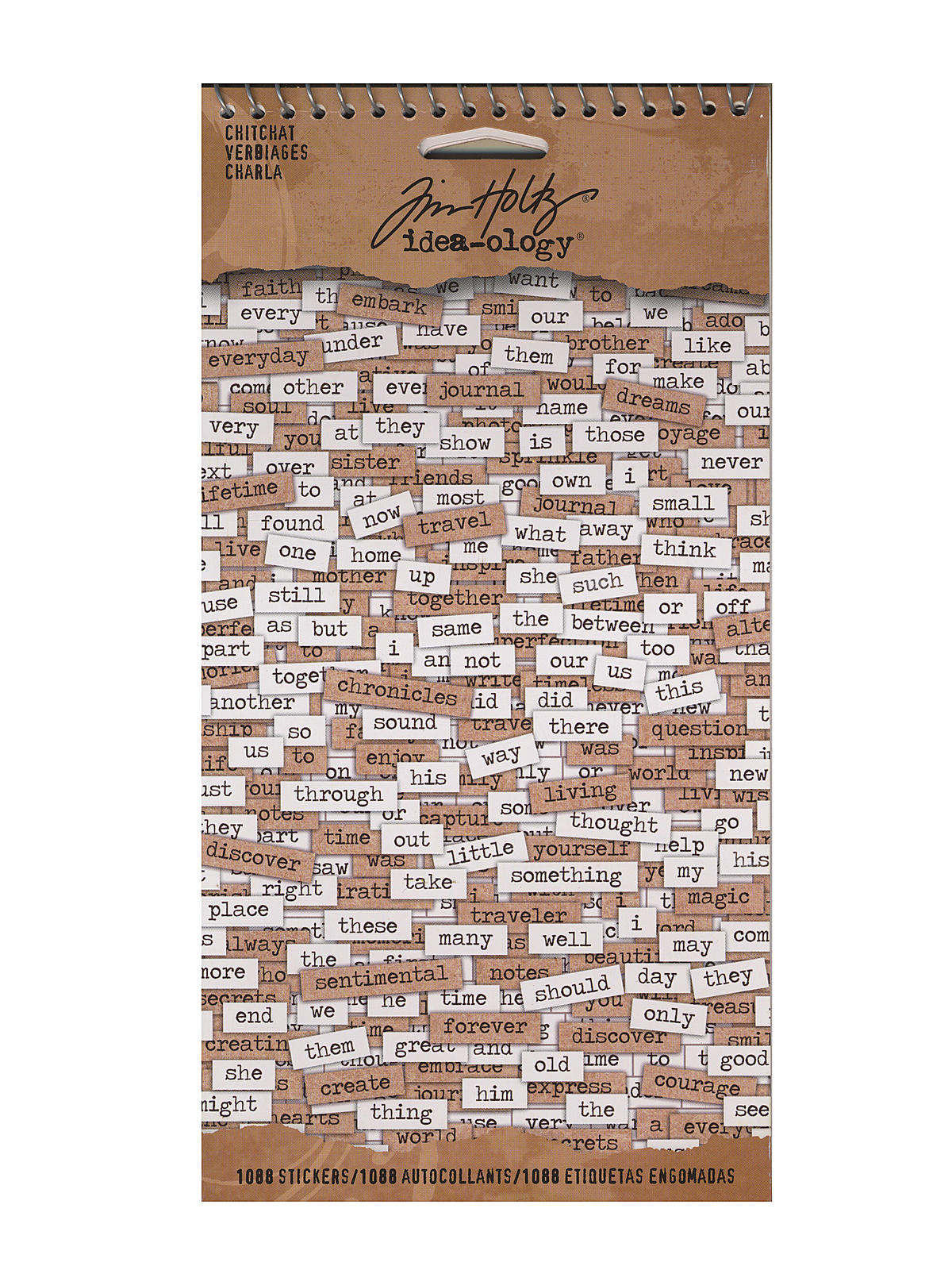 Idea-ology Paperie Chitchat 1088 Word Stickers