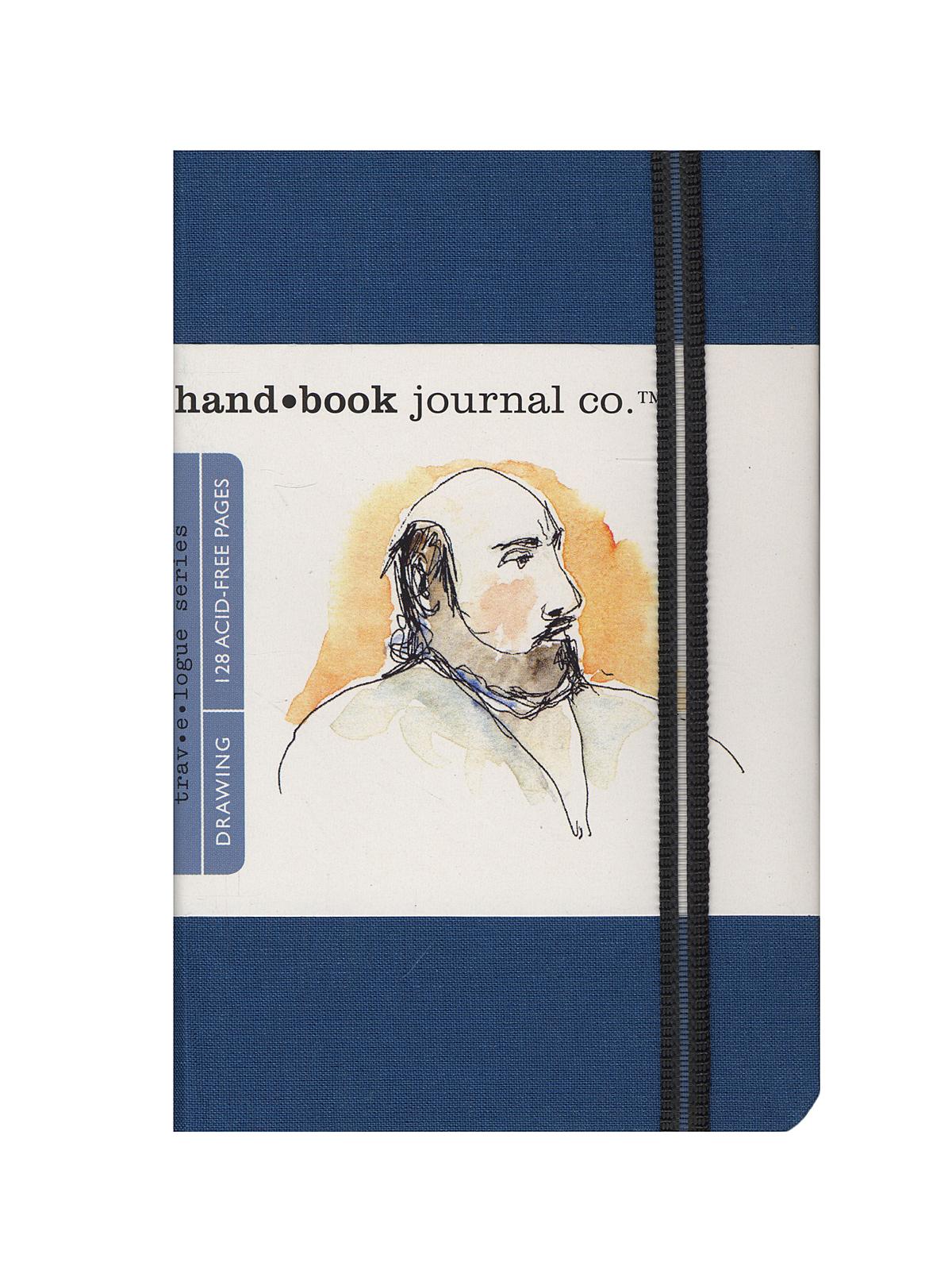 Travelogue Drawing Journals 3 1 2 In. X 5 1 2 In. Portrait Ultramarine Blue