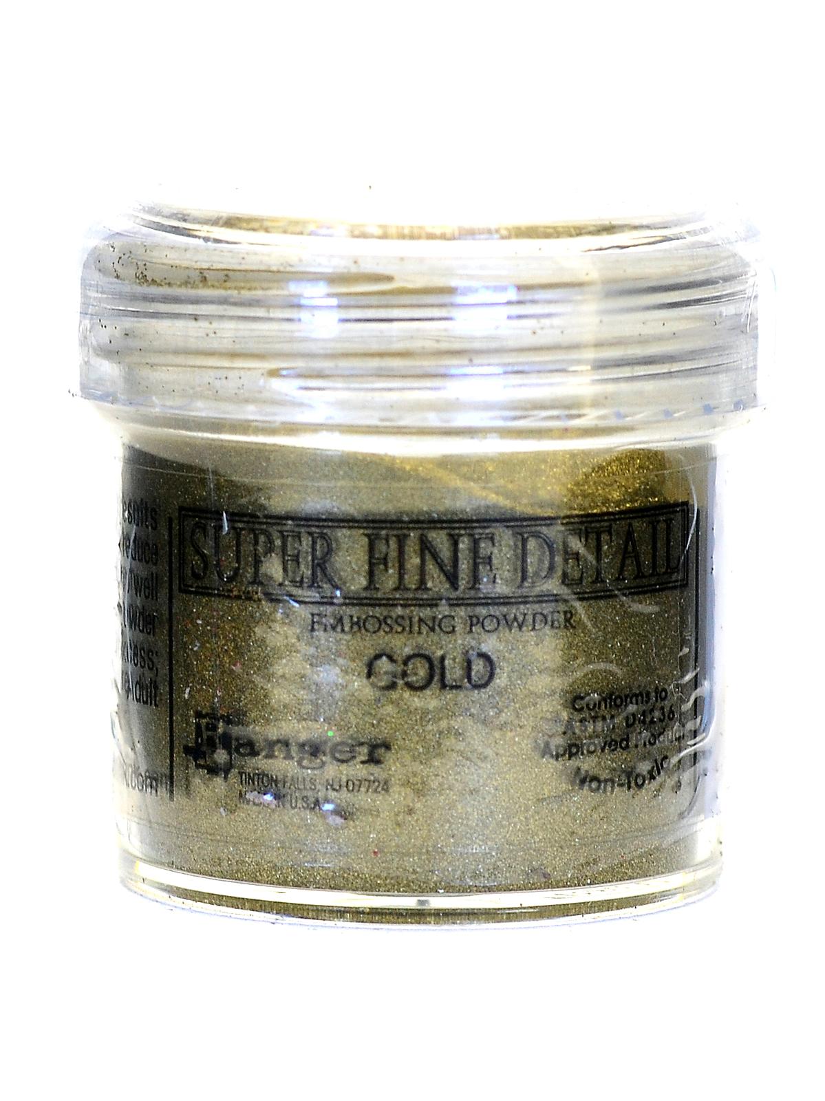 Embossing Powder Super Fine Gold 1 Oz. Jar