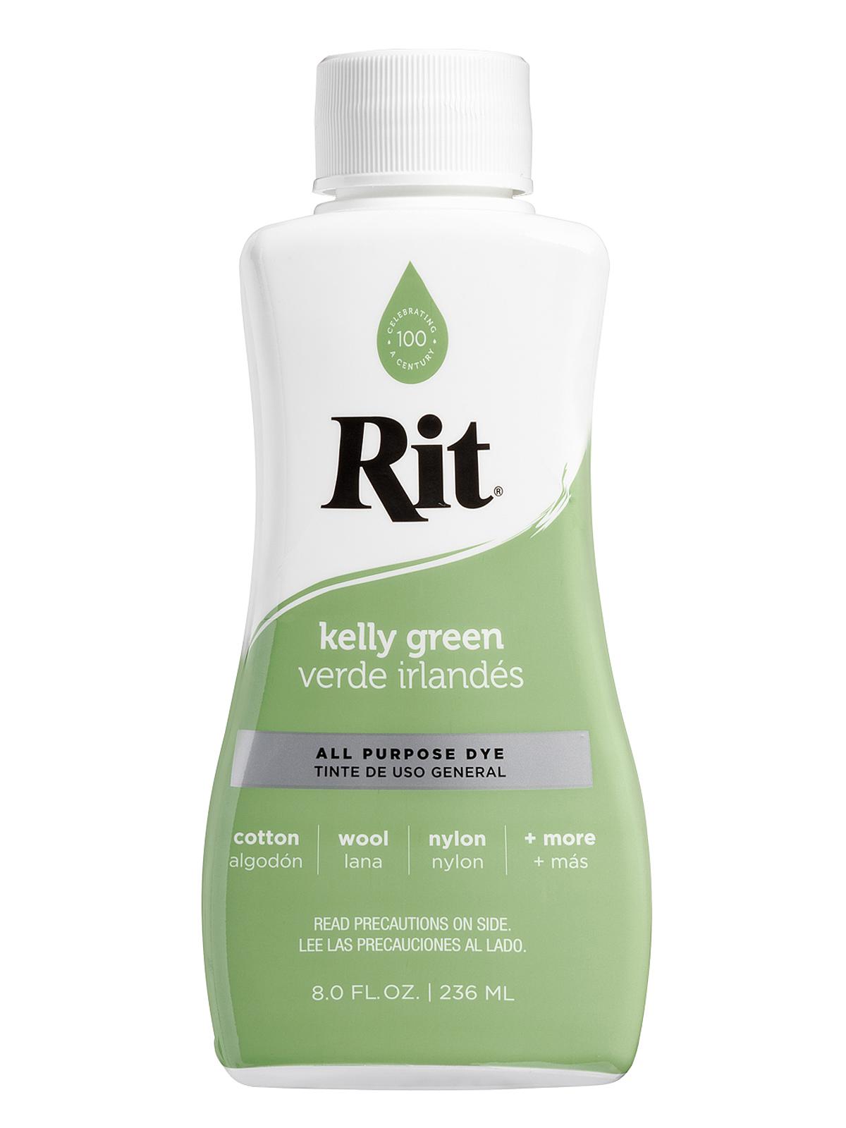 Dyes Kelly green liquid 8 oz. bottle