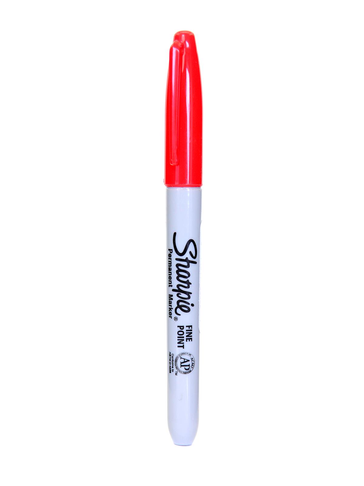 Fine Point Markers red