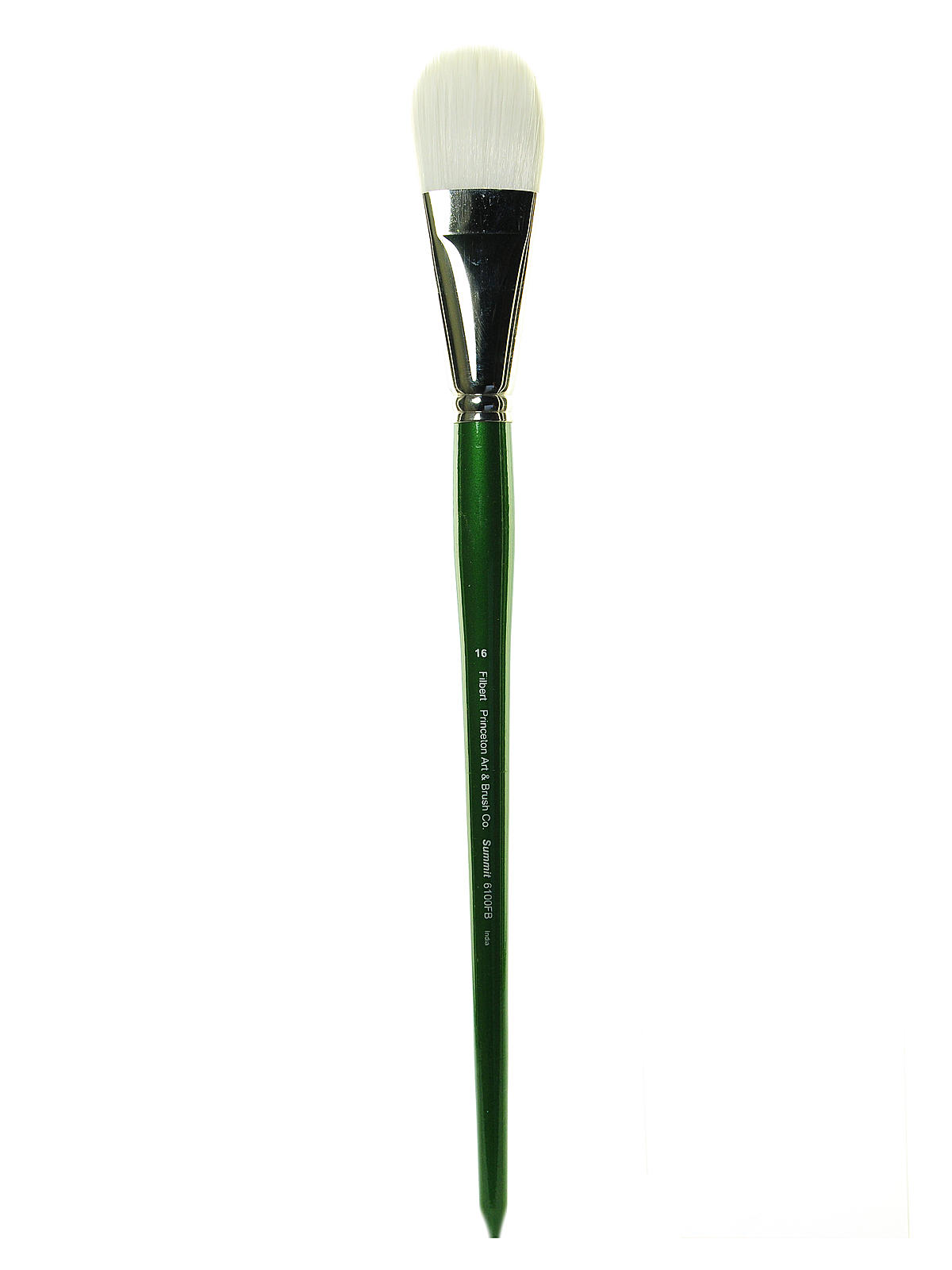 6100 Summit White Synthetic Long Handle Brushes 16 Filbert