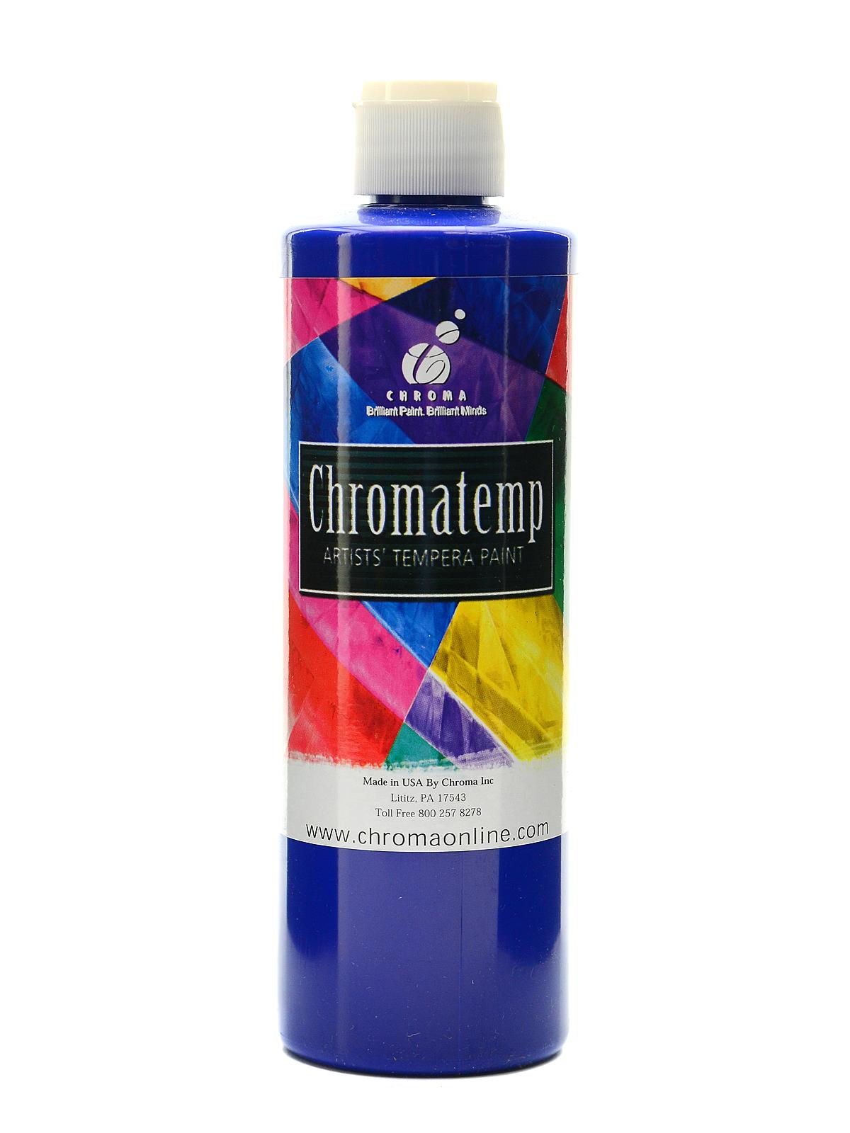 ChromaTemp Artists' Tempera Paint Blue 16.9 Oz.
