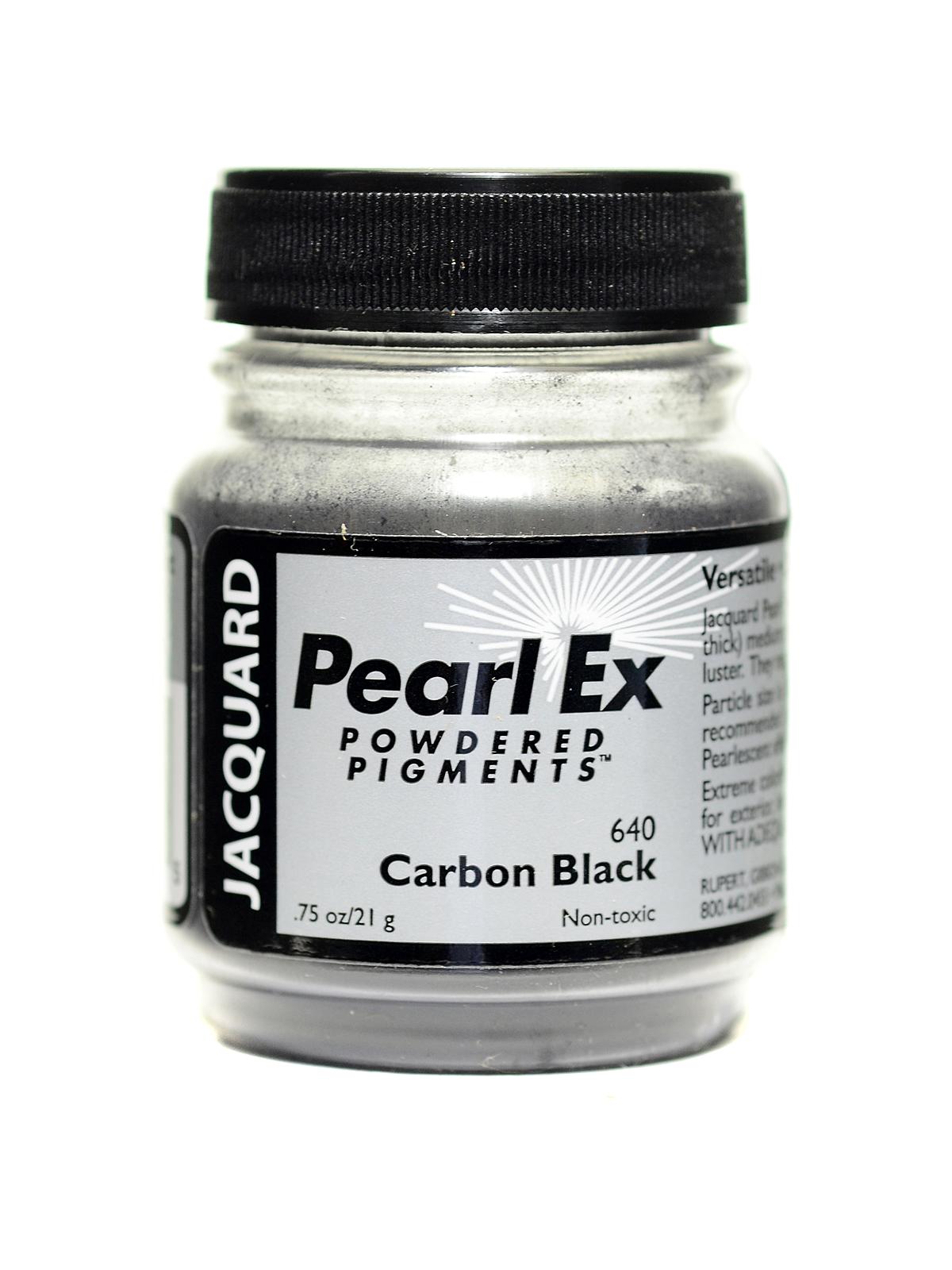 Pearl Ex Powdered Pigments Carbon Black 0.75 Oz.