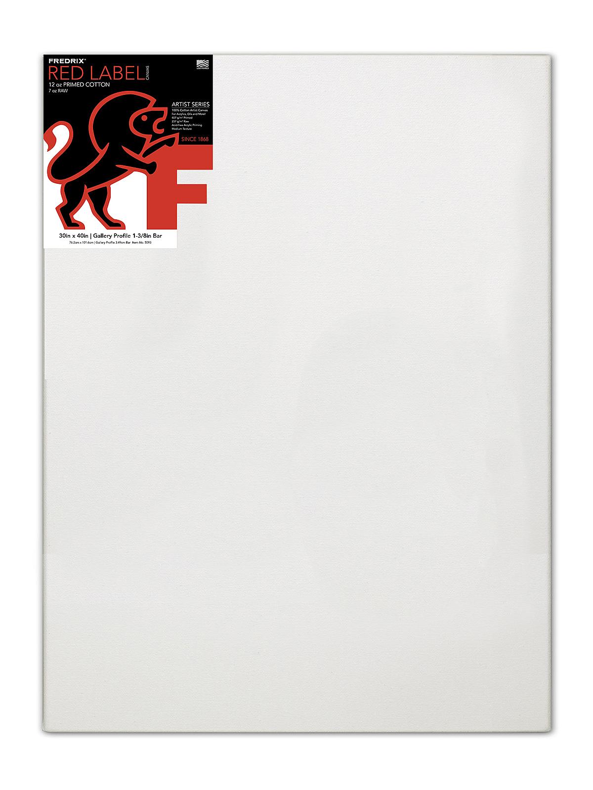 Red Label Gallerywrap Stretched Canvas 30 In. X 40 In. Each