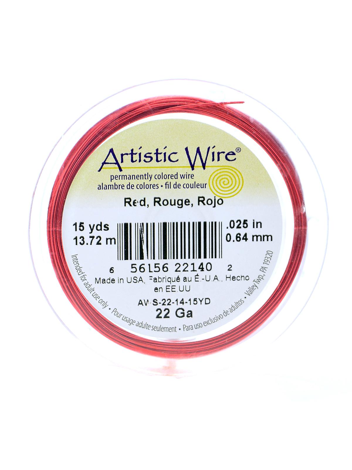 Spools 15 yd. red 22 gauge