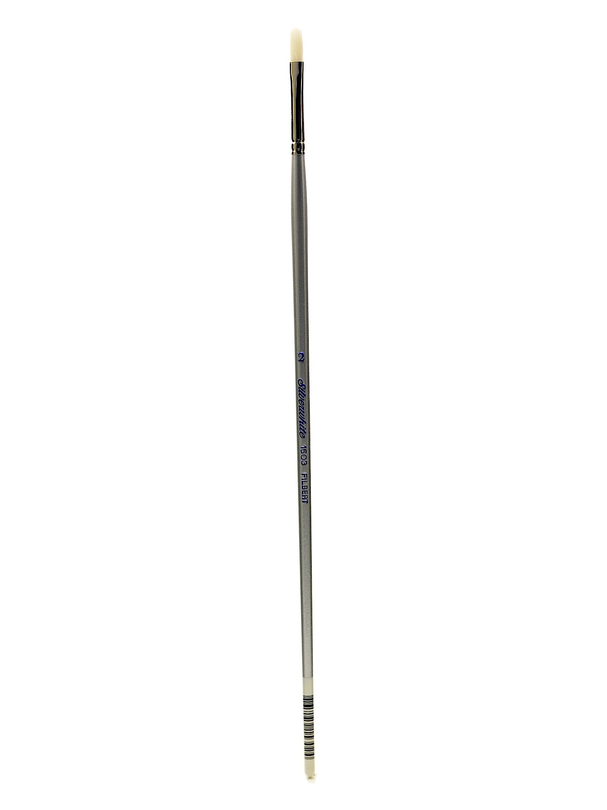 Silverwhite Series Synthetic Brushes Long Handle 2 filbert
