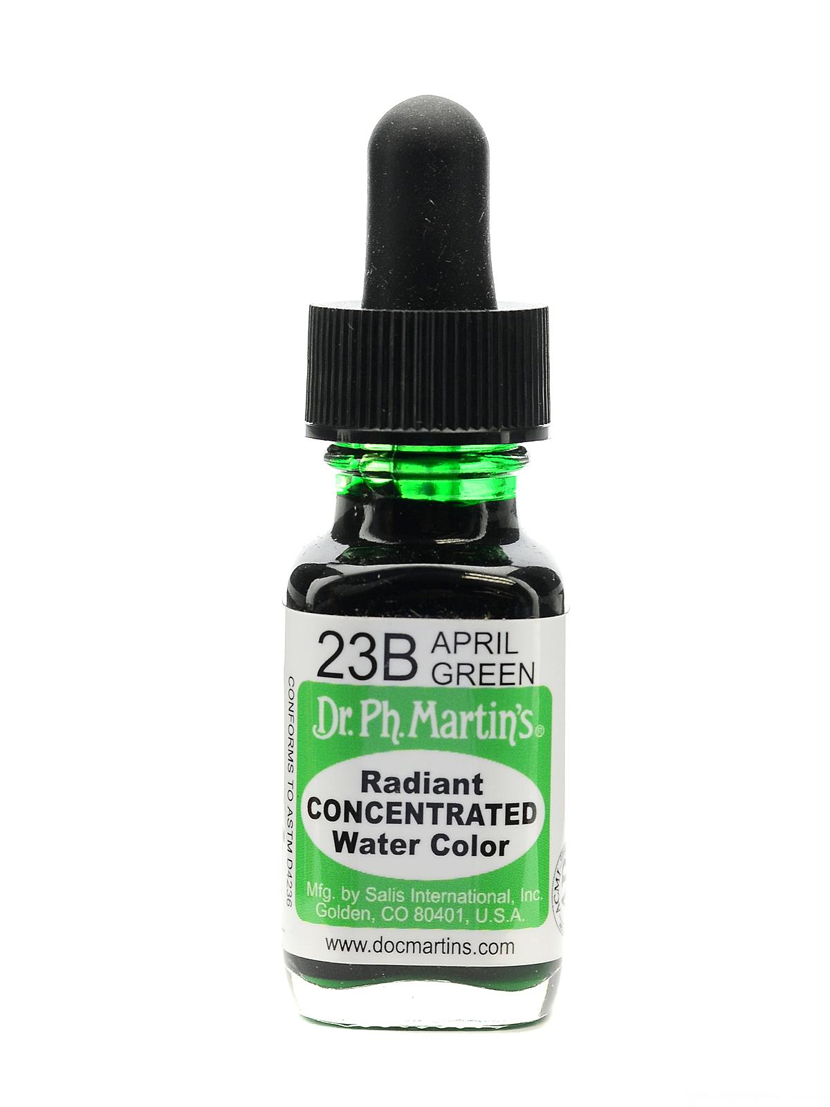 Radiant Concentrated Watercolors April green 1 2 oz.
