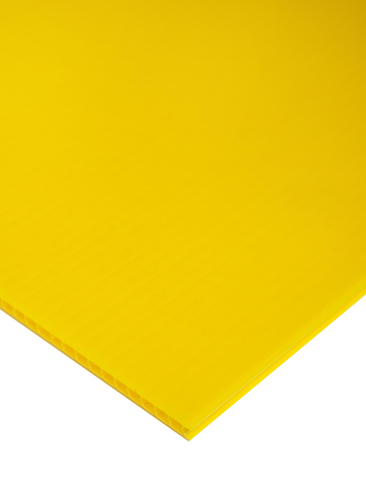 Plasticor Corrugated Boards Yellow 20 In. X 30 In.