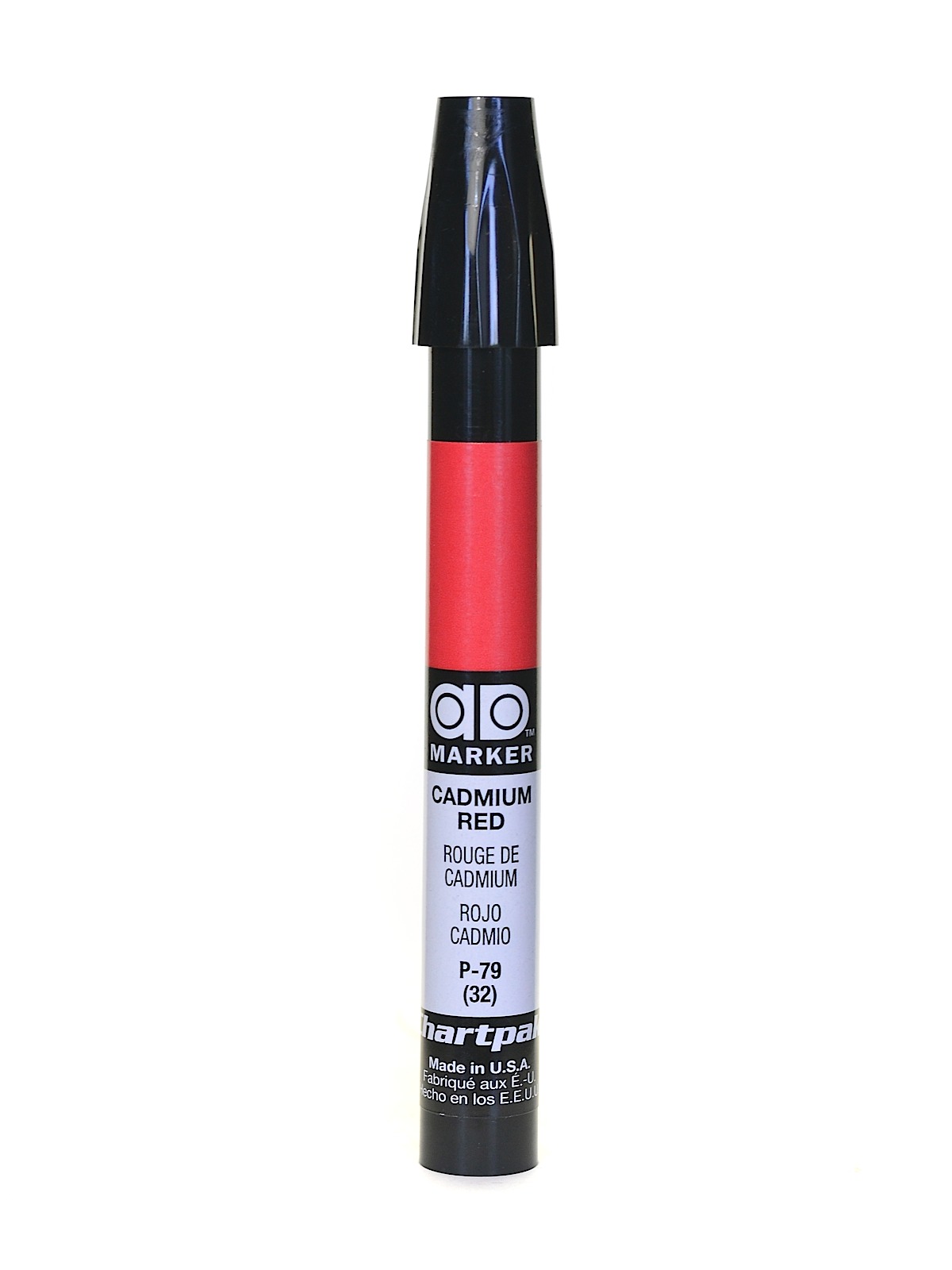AD Markers cadmium red tri-nib