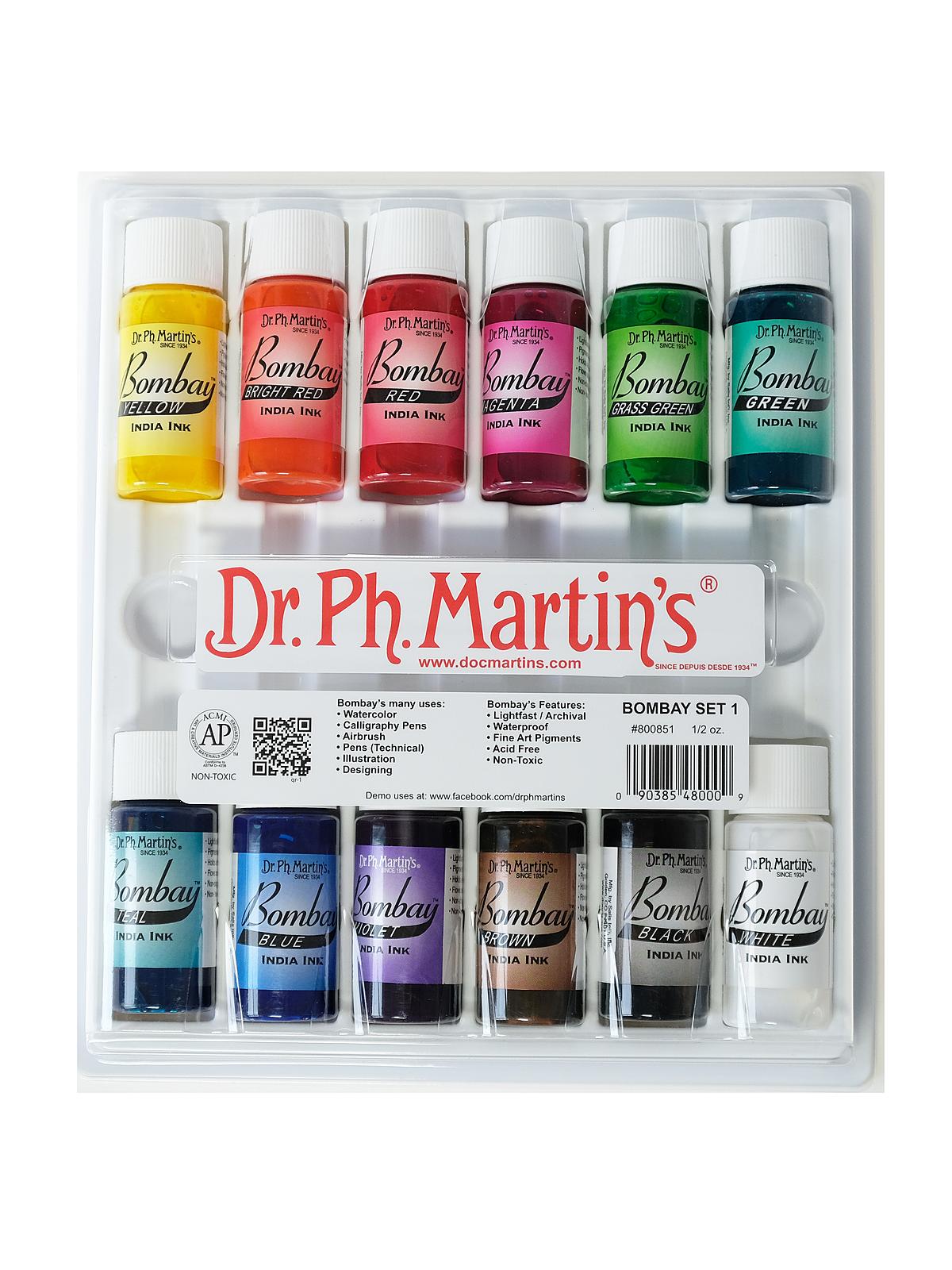 Bombay India Ink Sets 1 2 oz. set 1