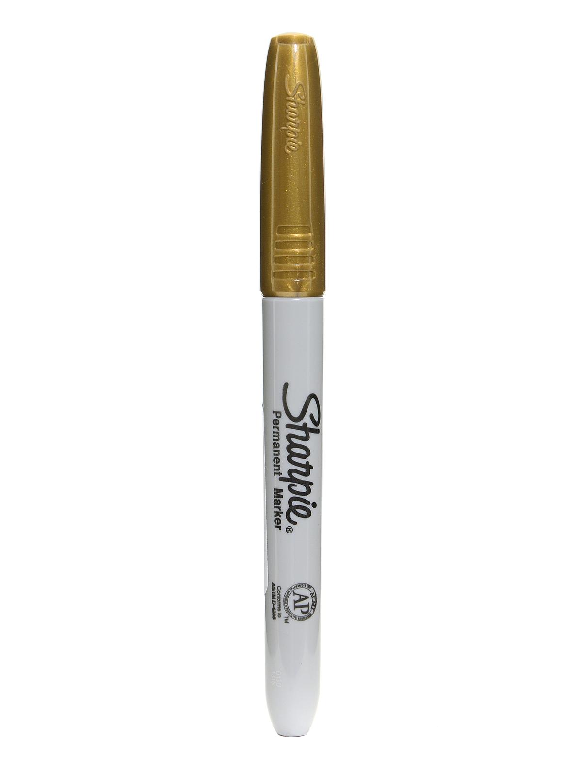Metallic Fine Point Permanent Markers Gold Each