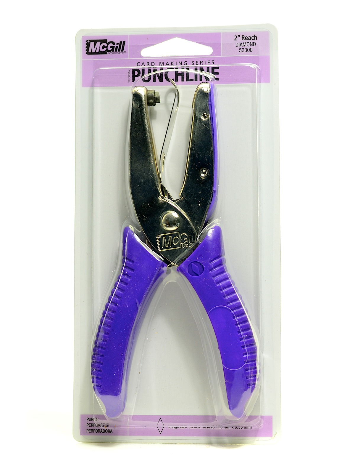 Punchline Hand-held Punches Diamond 5 16 In. 2 In. Reach