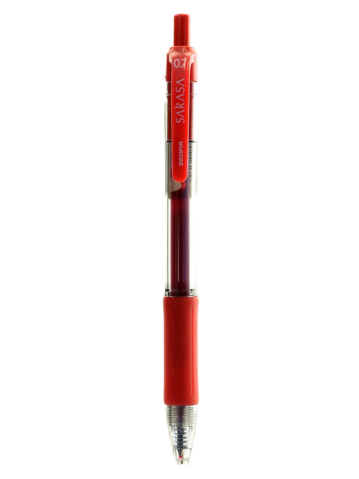Sarasa Gel Retractable Pen 0.7 Mm Red