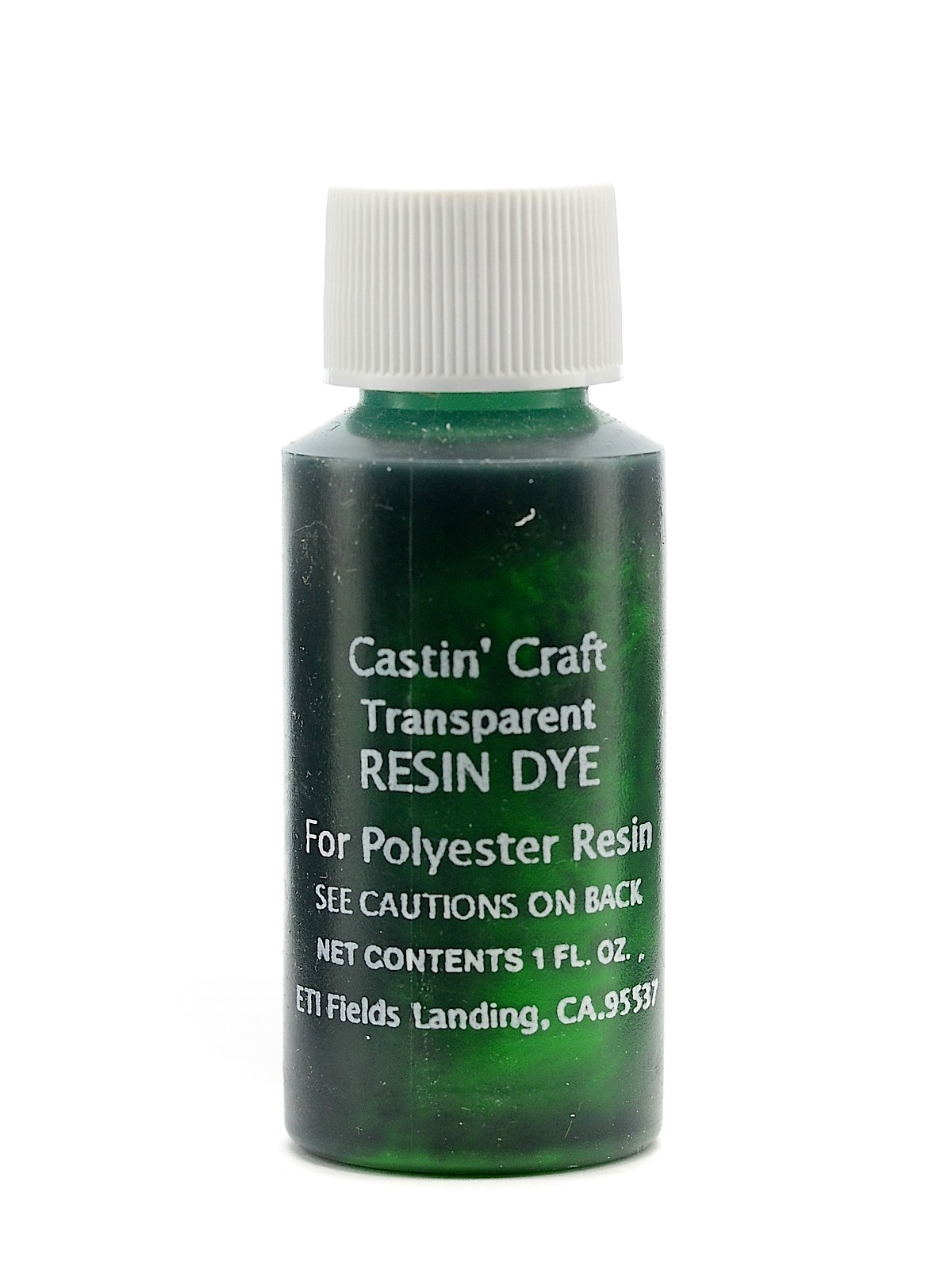 Transparent Dyes green bottle 1 oz.