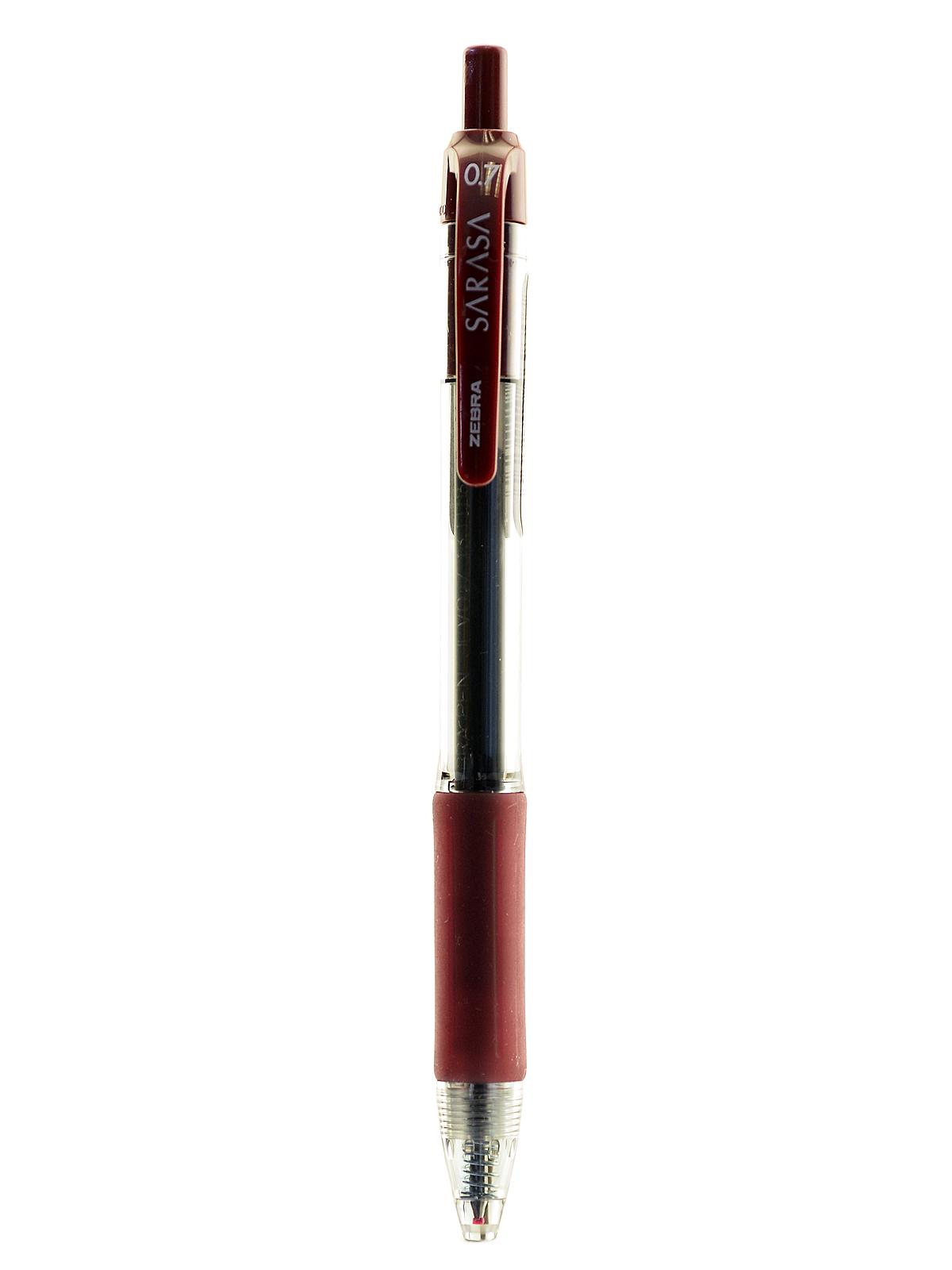 Sarasa Gel Retractable Pen 0.7 Mm Mahogany