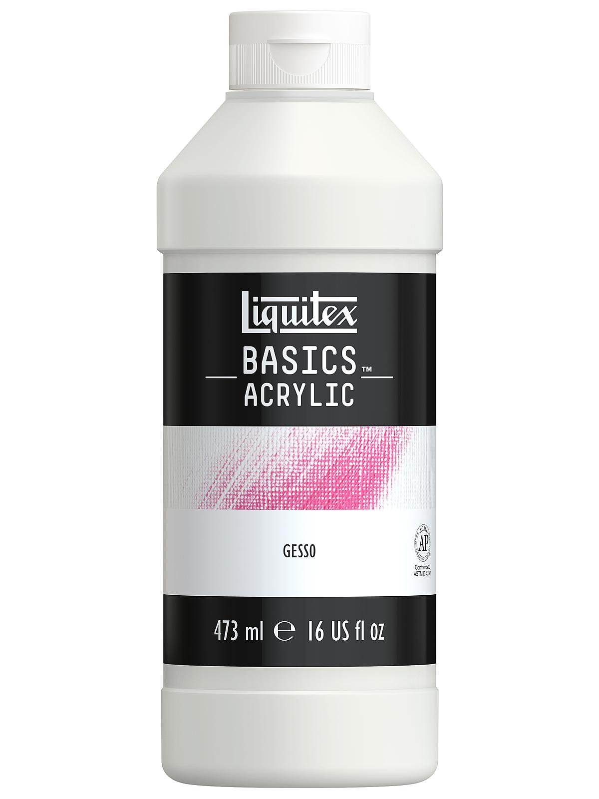 Basics Mediums & Varnishes gesso 16 oz. bottle