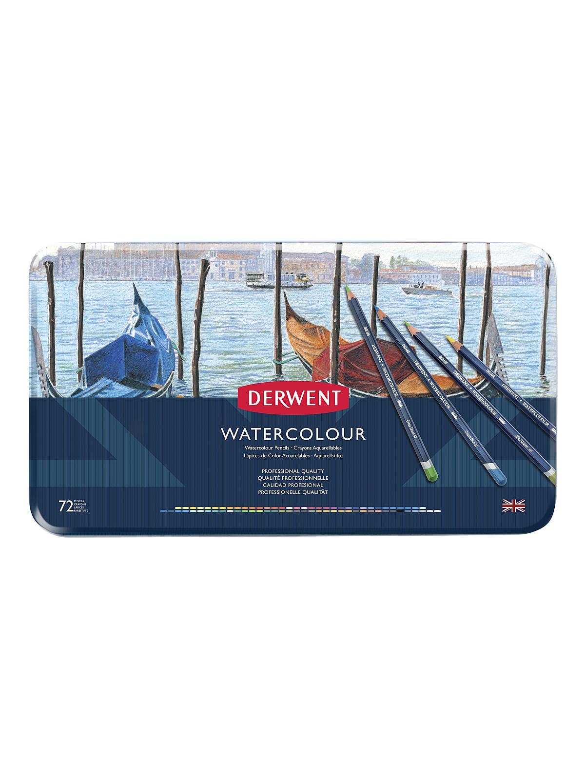 Watercolor Pencil Sets in Tins set of 72