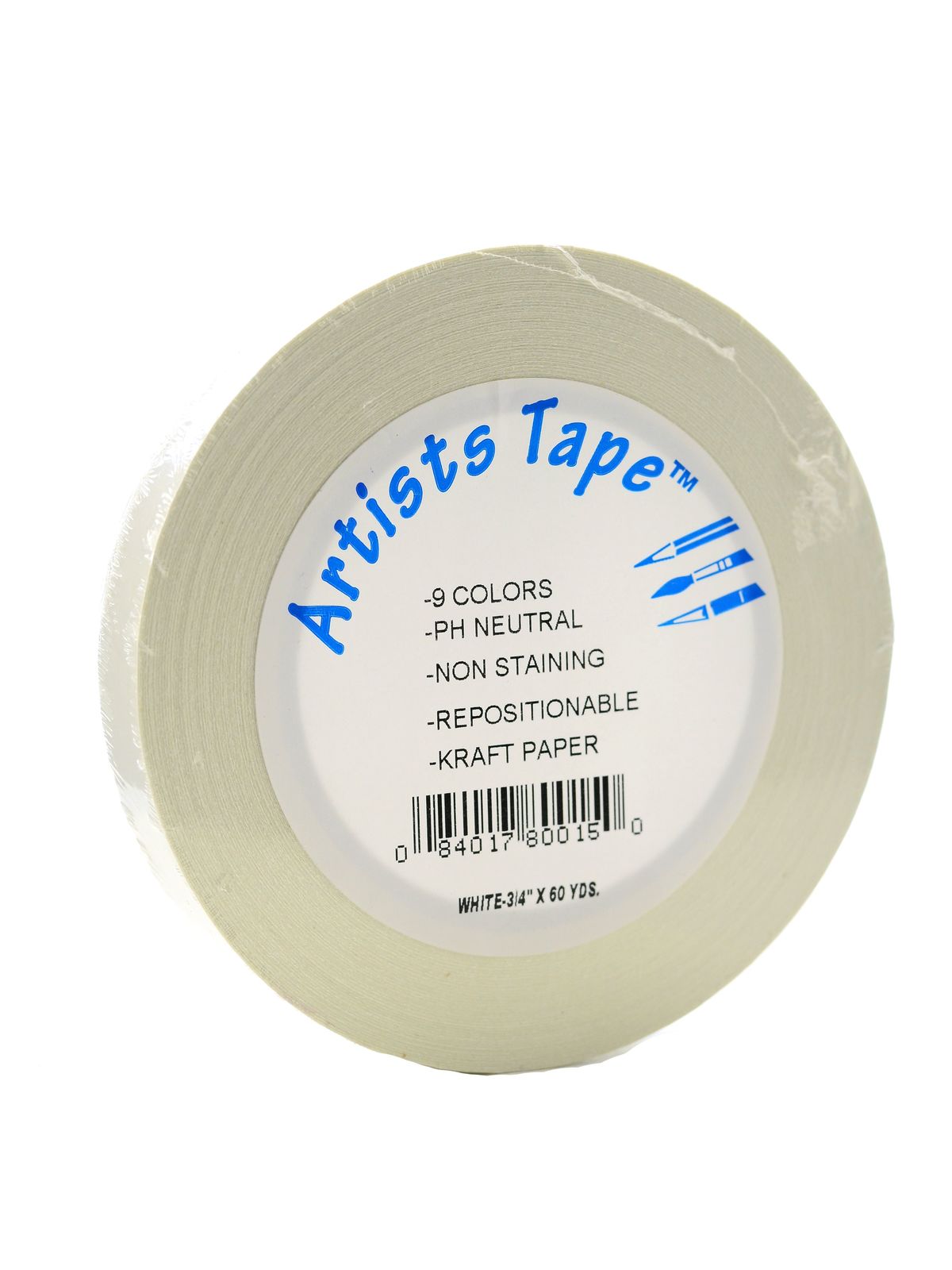 White Artist's Tape 3 4 in. x 60 yd.
