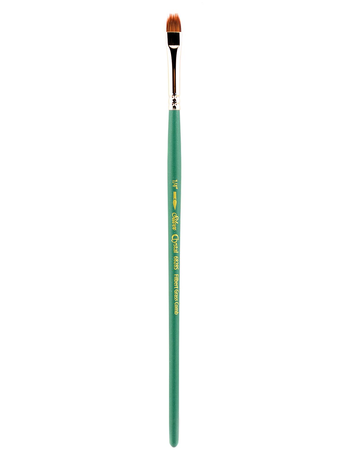 Crystal Series Brushes 1 4 in. filbert grass comb 6828S
