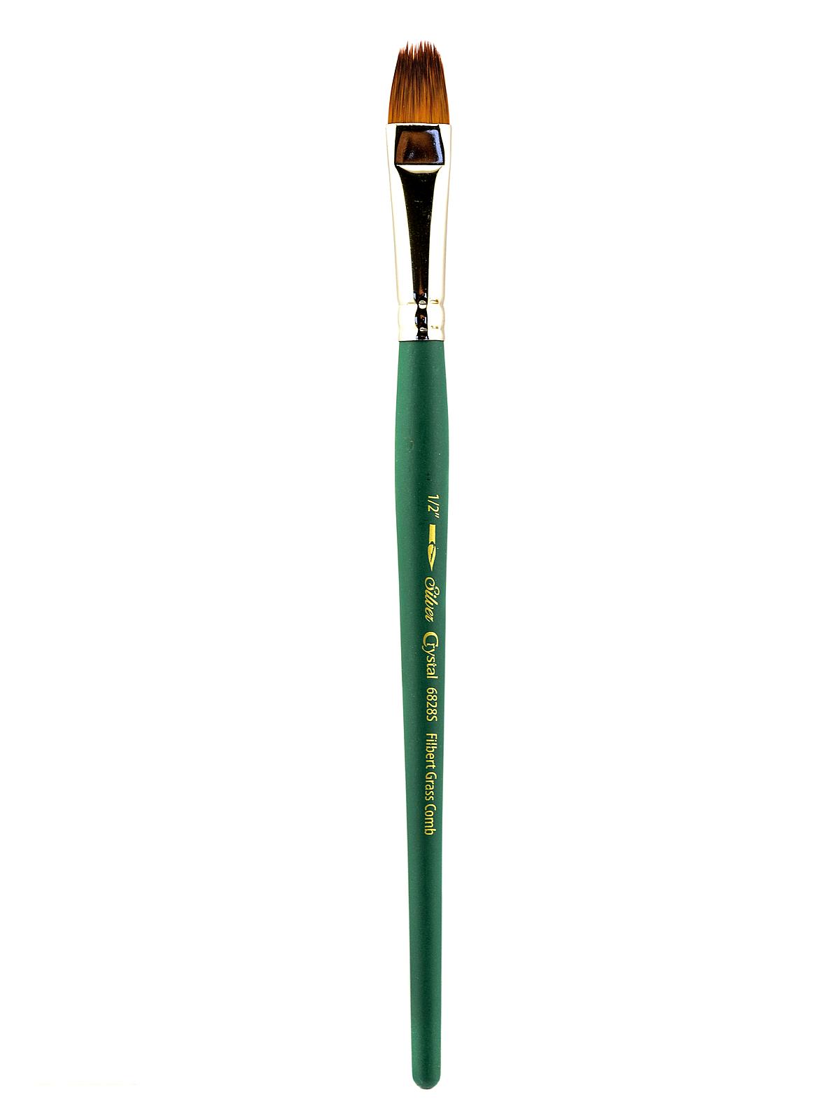 Crystal Series Brushes 1 2 in. filbert grass comb 6828S