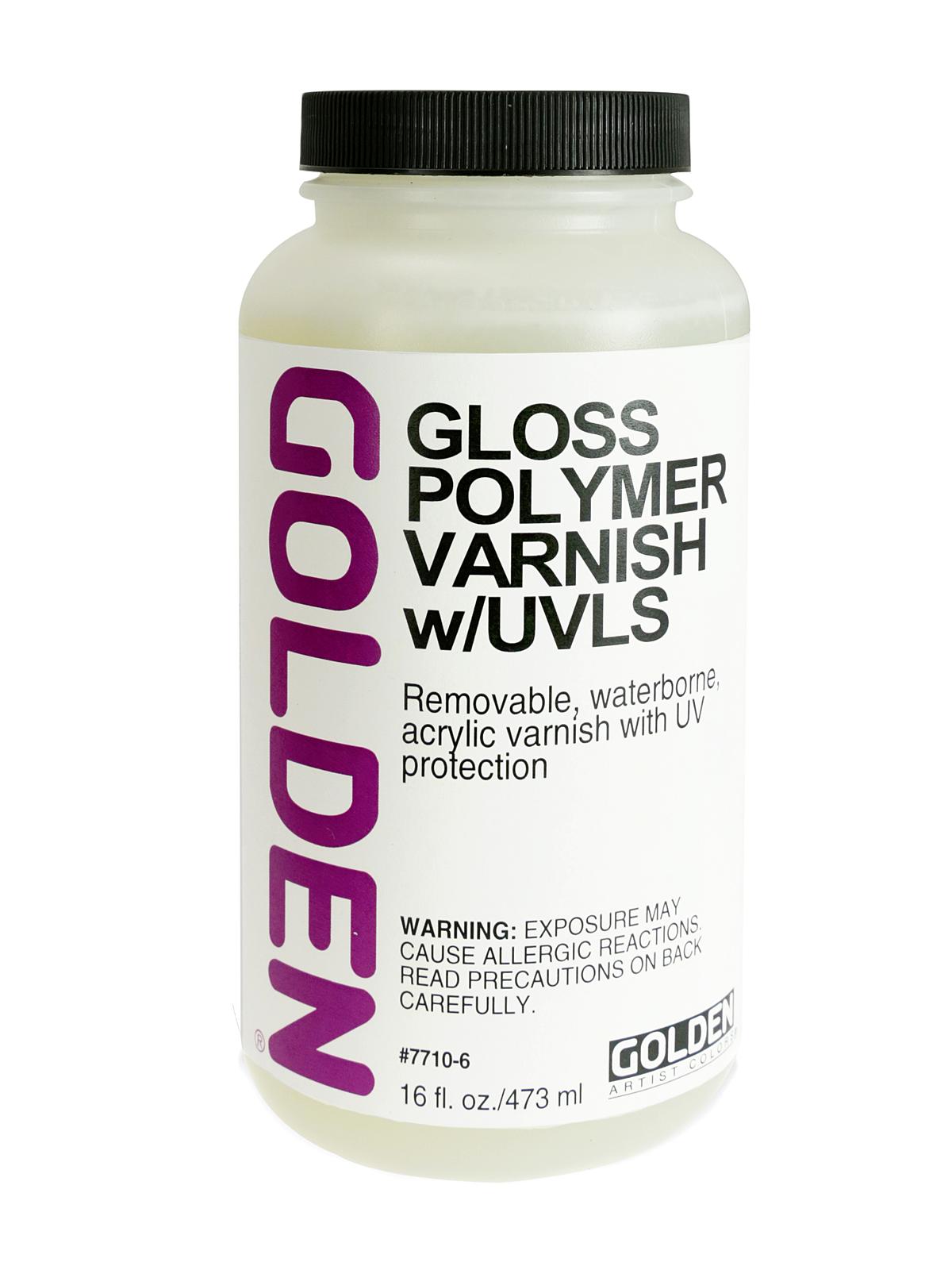 Waterborne Varnish with UVLS gloss 16 oz.