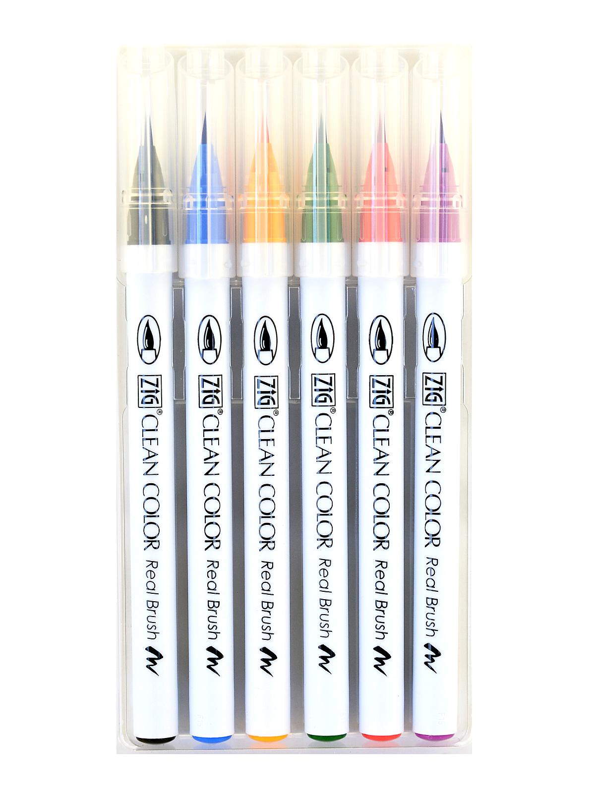 Clean Color Real Brush Sets set of 6