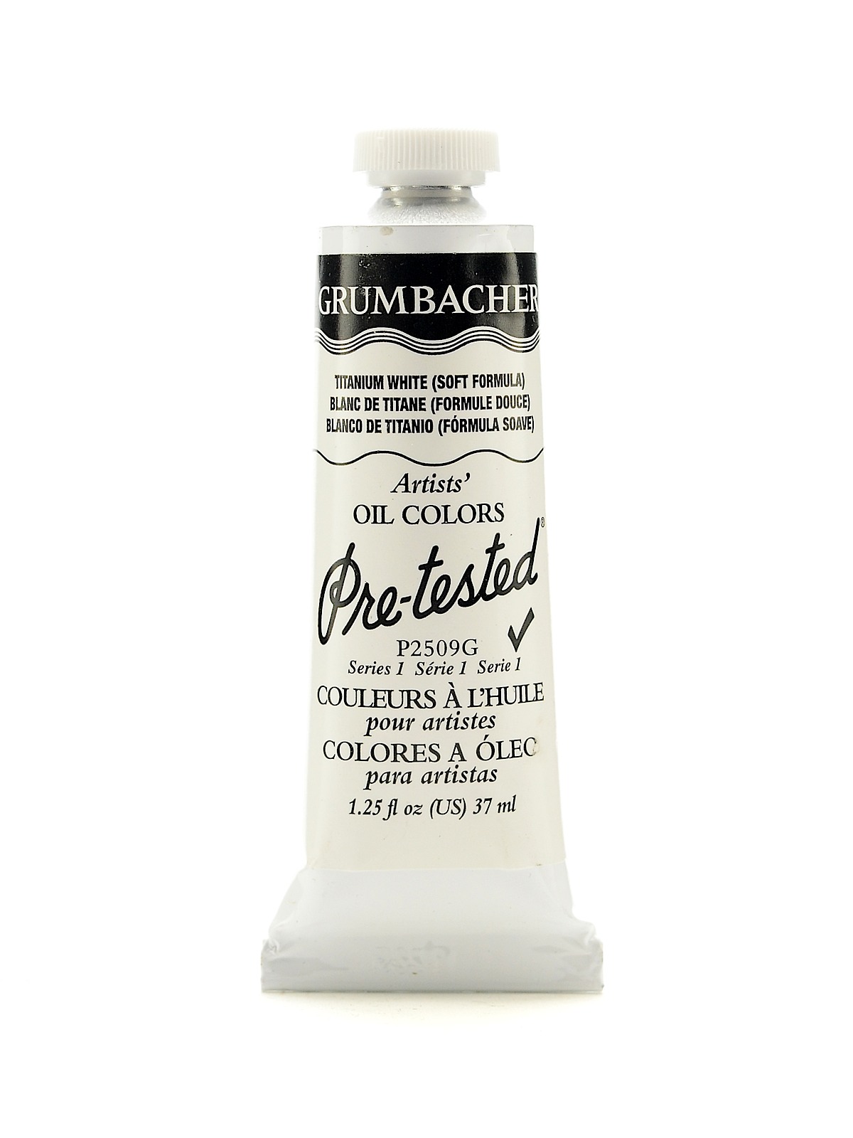 Pre-Tested Artists Oil Colors titanium white (soft formula) P250 1.25 oz.
