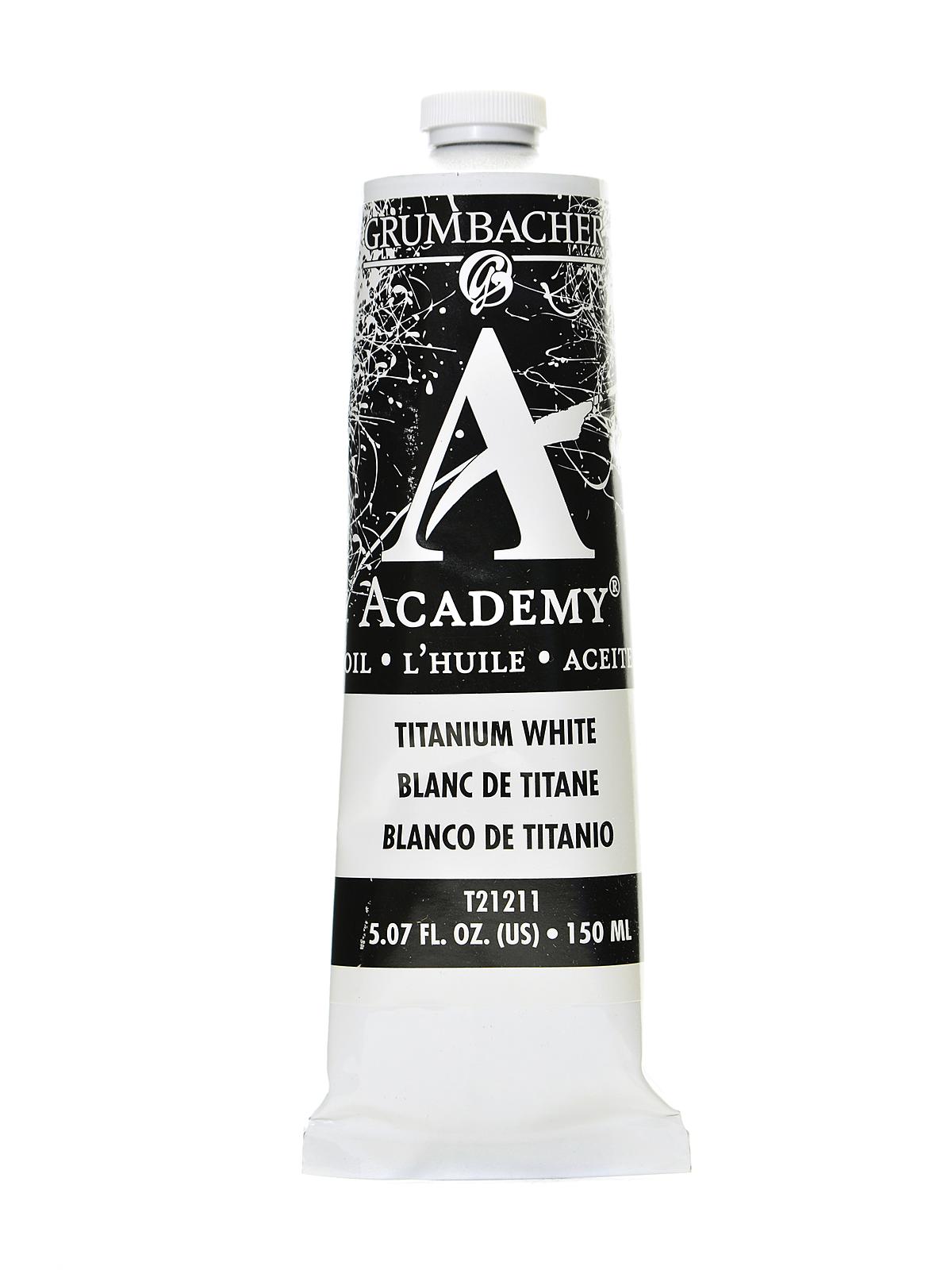 Academy Oil Colors titanium white 5.07 oz.