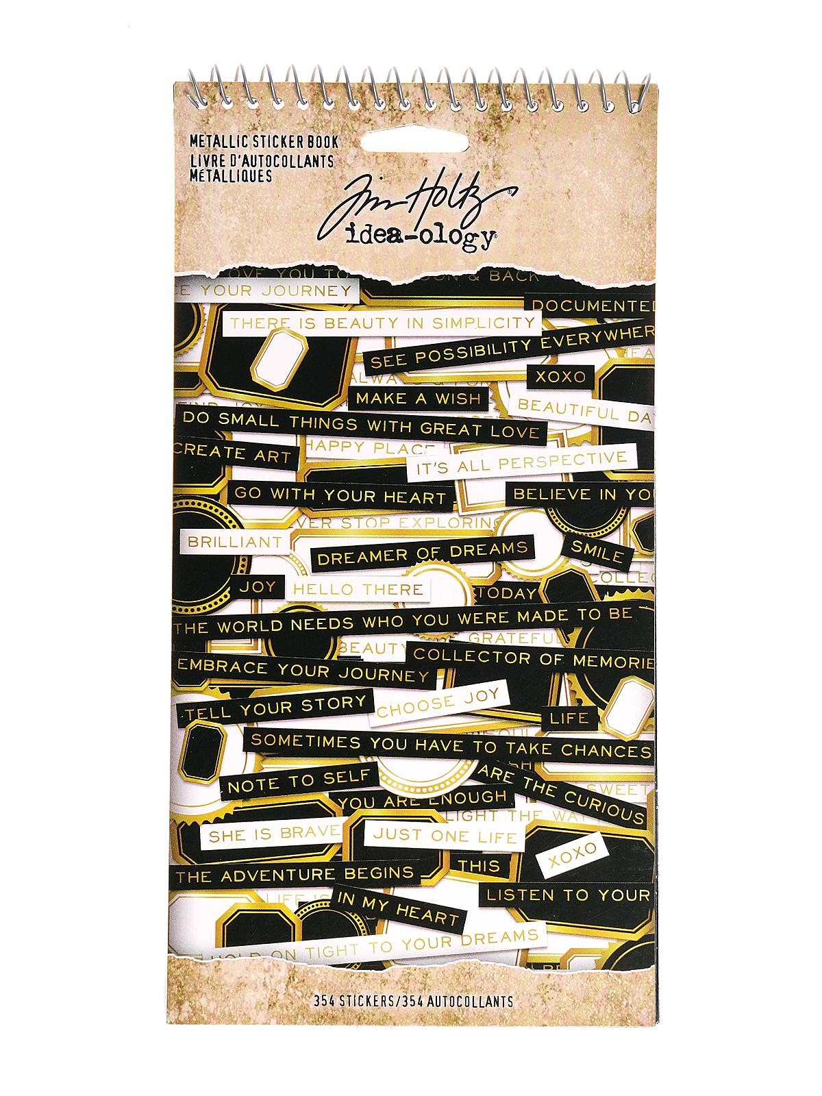Idea-ology Paperie metallic sticker book 364 pieces