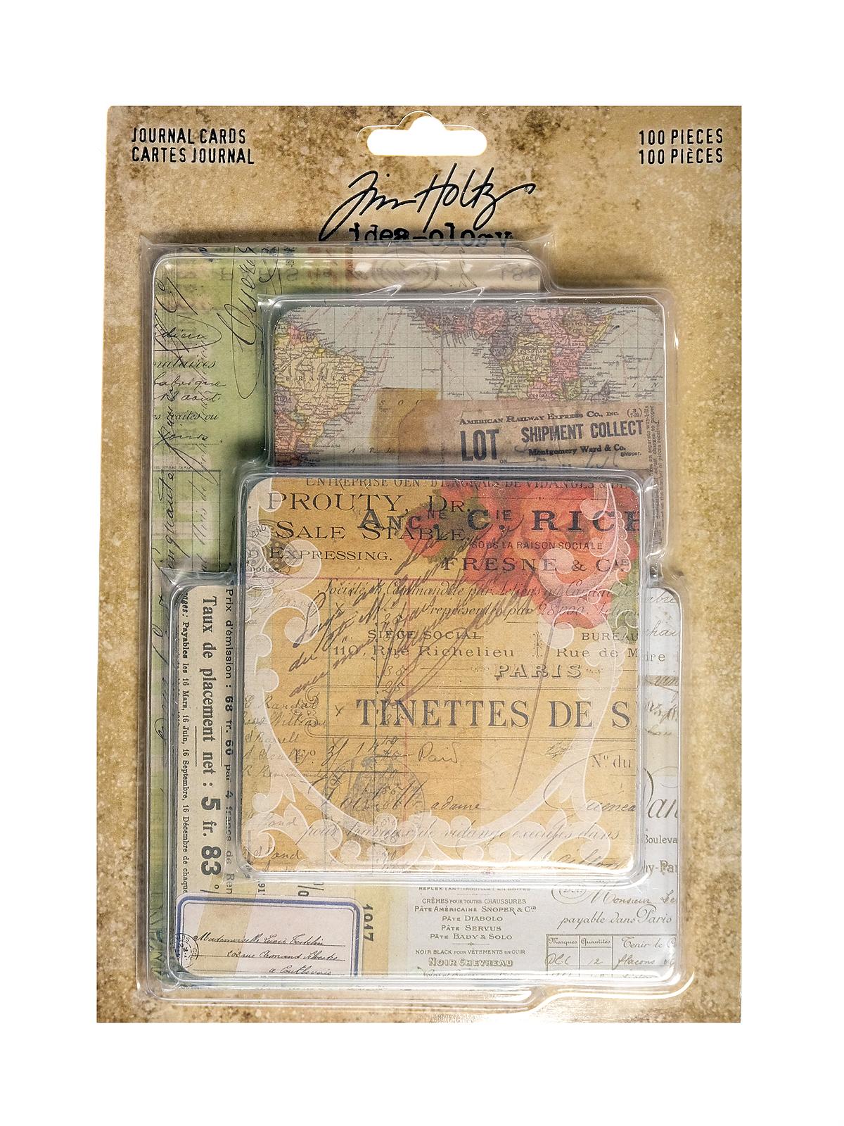 Idea-ology Paperie journal cards, 4 sizes pack of 100