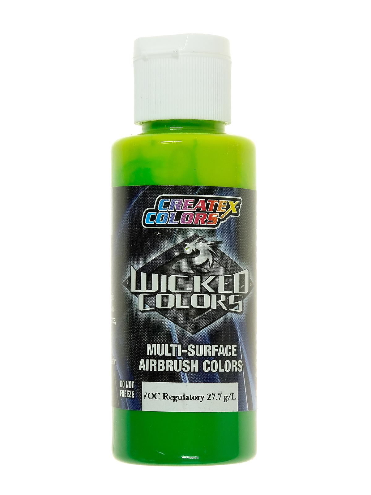Wicked Colors apple green 2 oz.