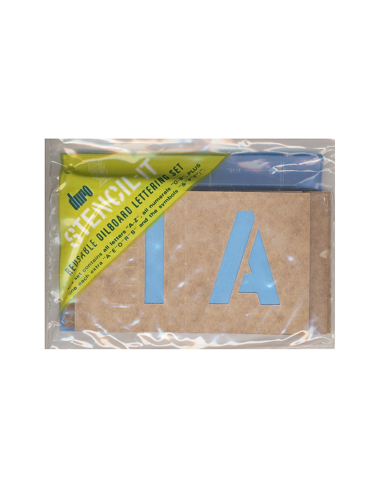 Stencil-It Reusable Oilboard Lettering Sets 2 in. 1 1 2 in.