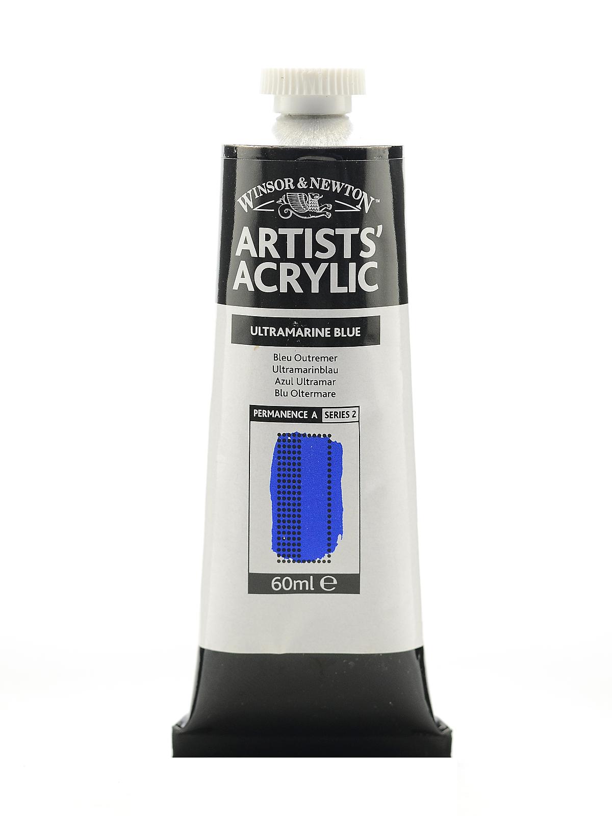 Professional Acrylic Colours ultramarine blue 60 ml 664