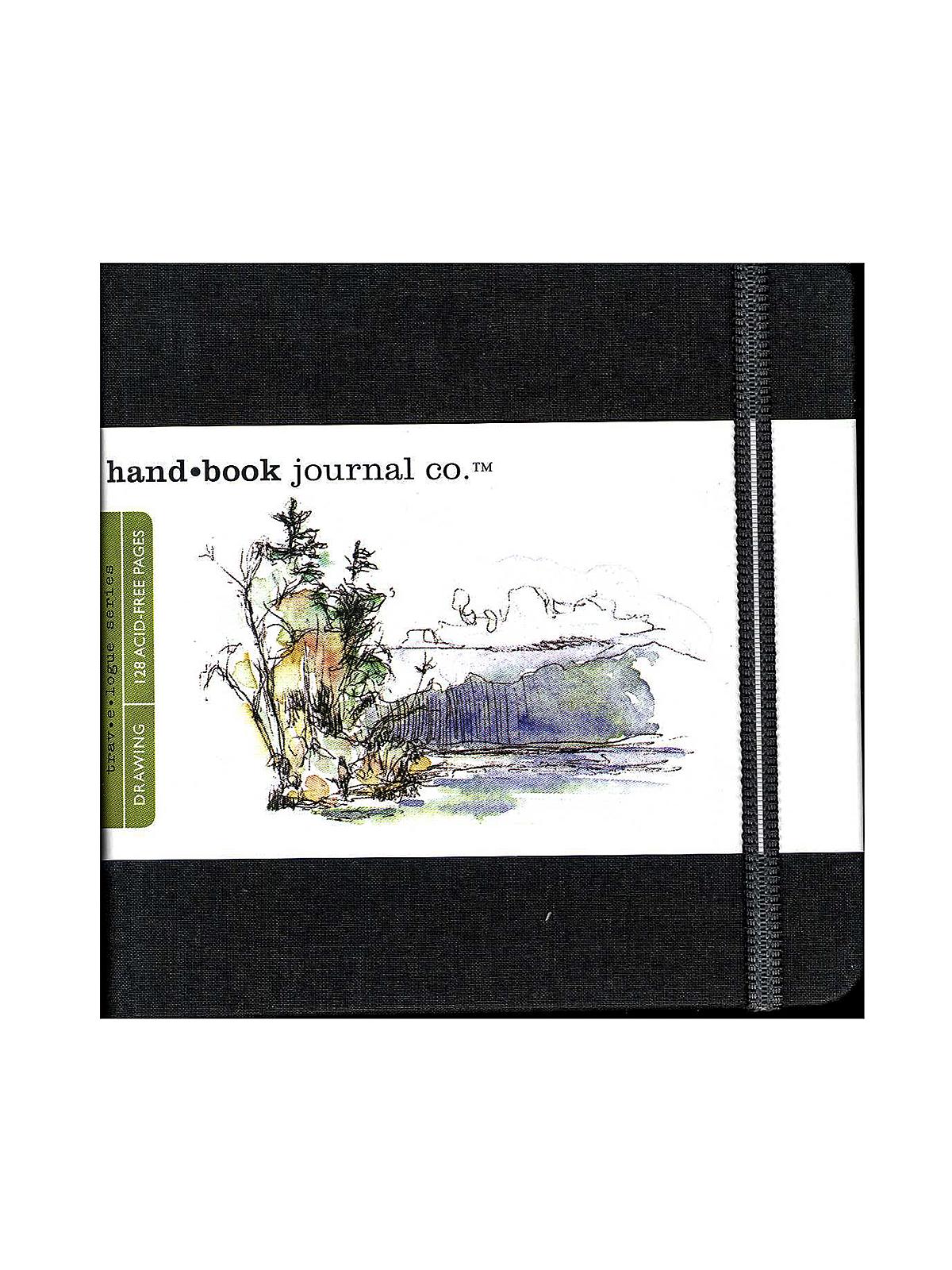 Travelogue Drawing Journals 5 1 2 in. x 5 1 2 in. square ivory black