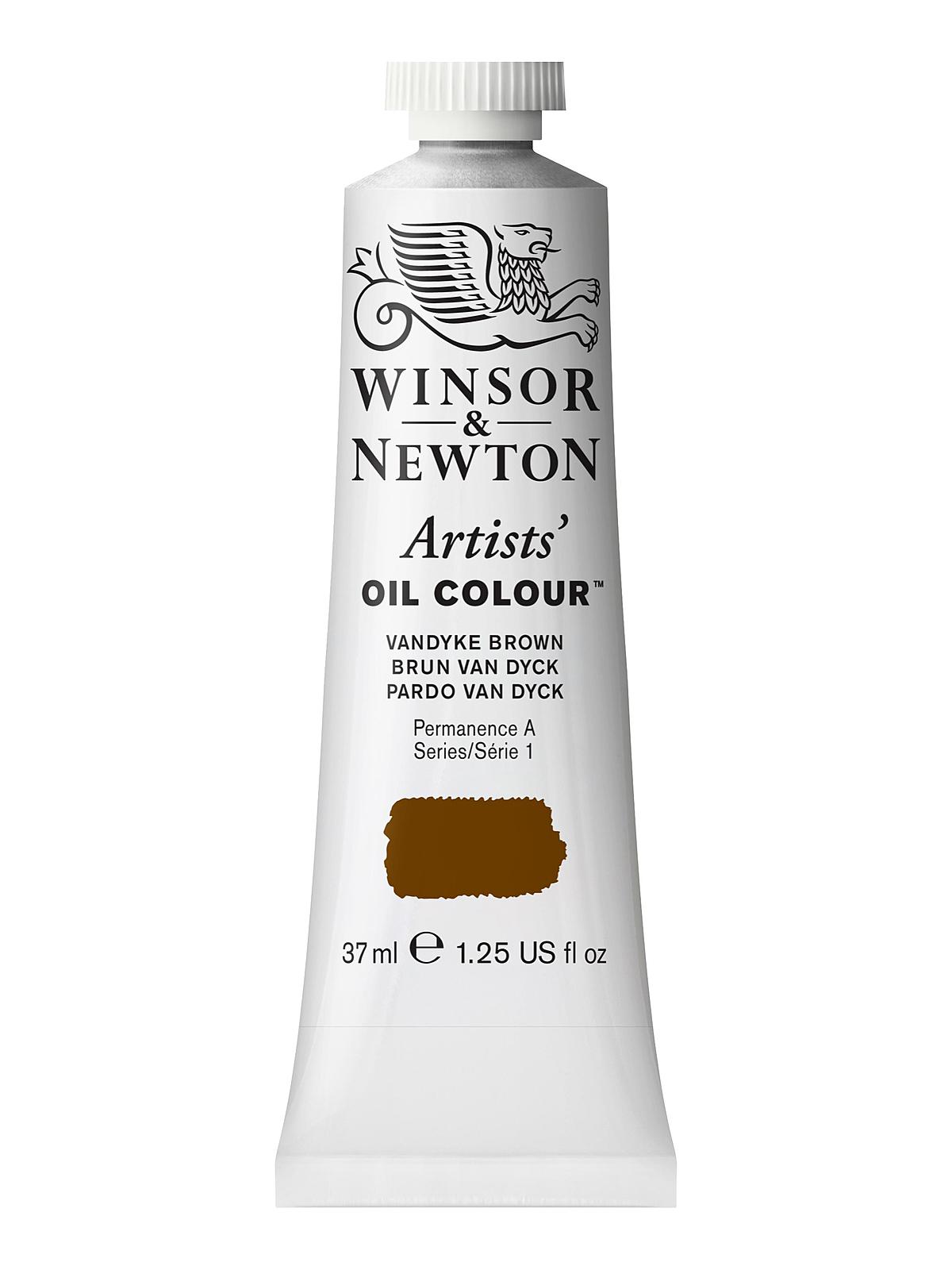 Artists' Oil Colours Vandyke brown 676 37 ml