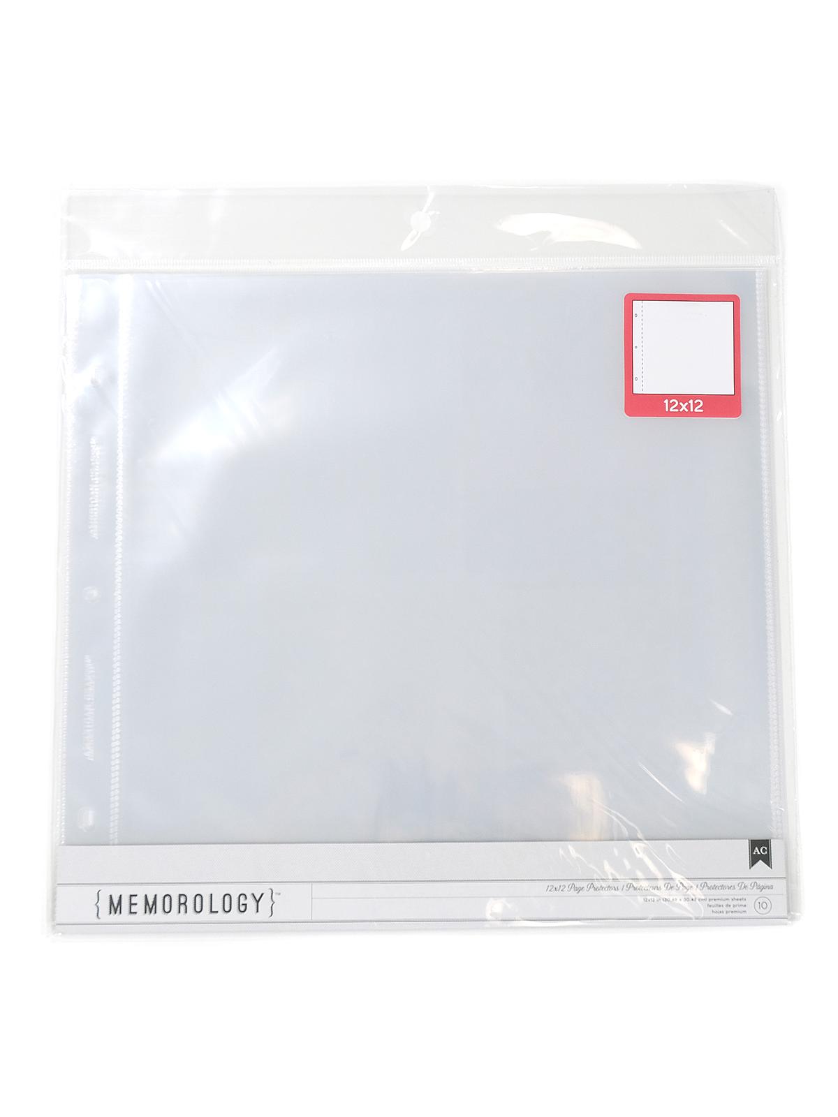 Page Protectors And Photo Protectors 12 In. X 12 In. Page Protector Pack Of 10 Sheets
