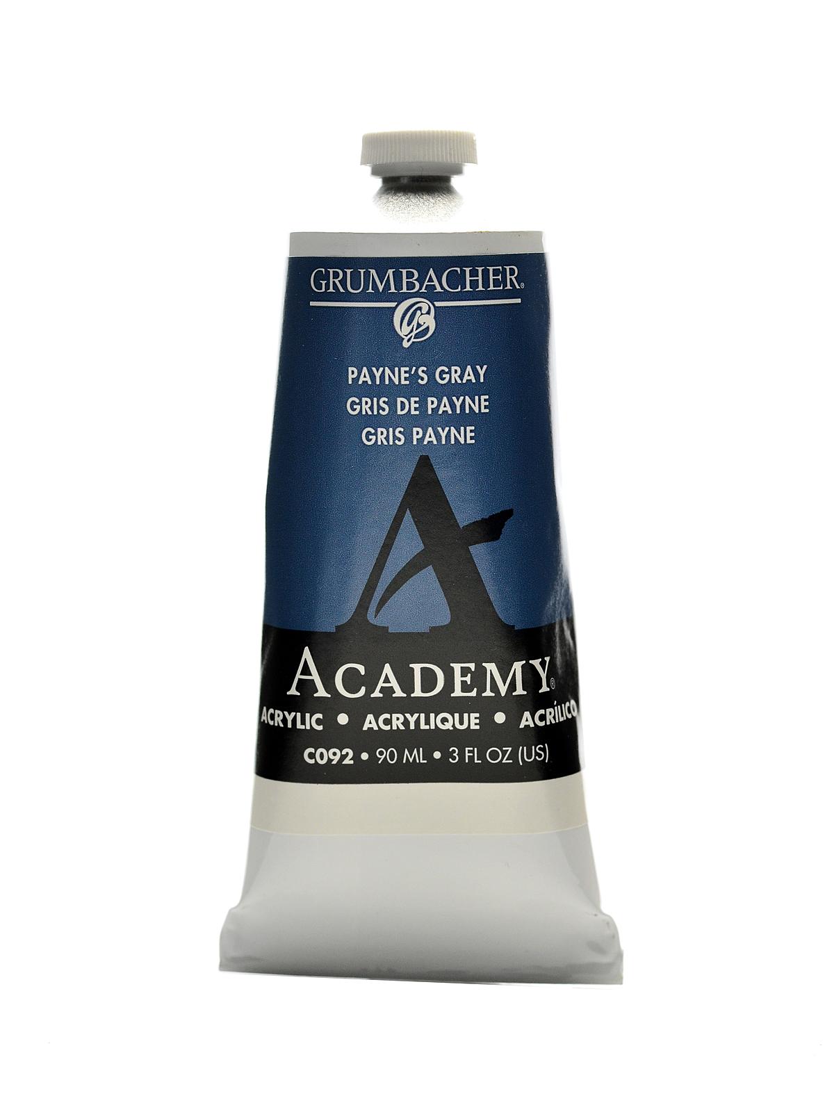 Academy Acrylic Colors payne's gray 3 oz. (90 ml)