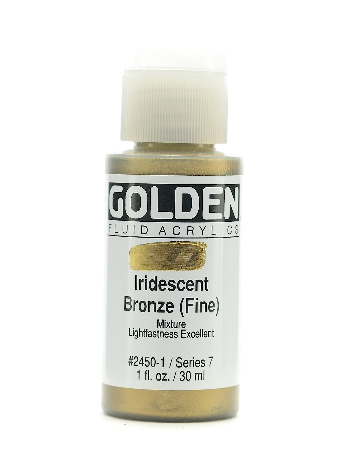 Fluid Acrylics iridescent bronze fine 1 oz.