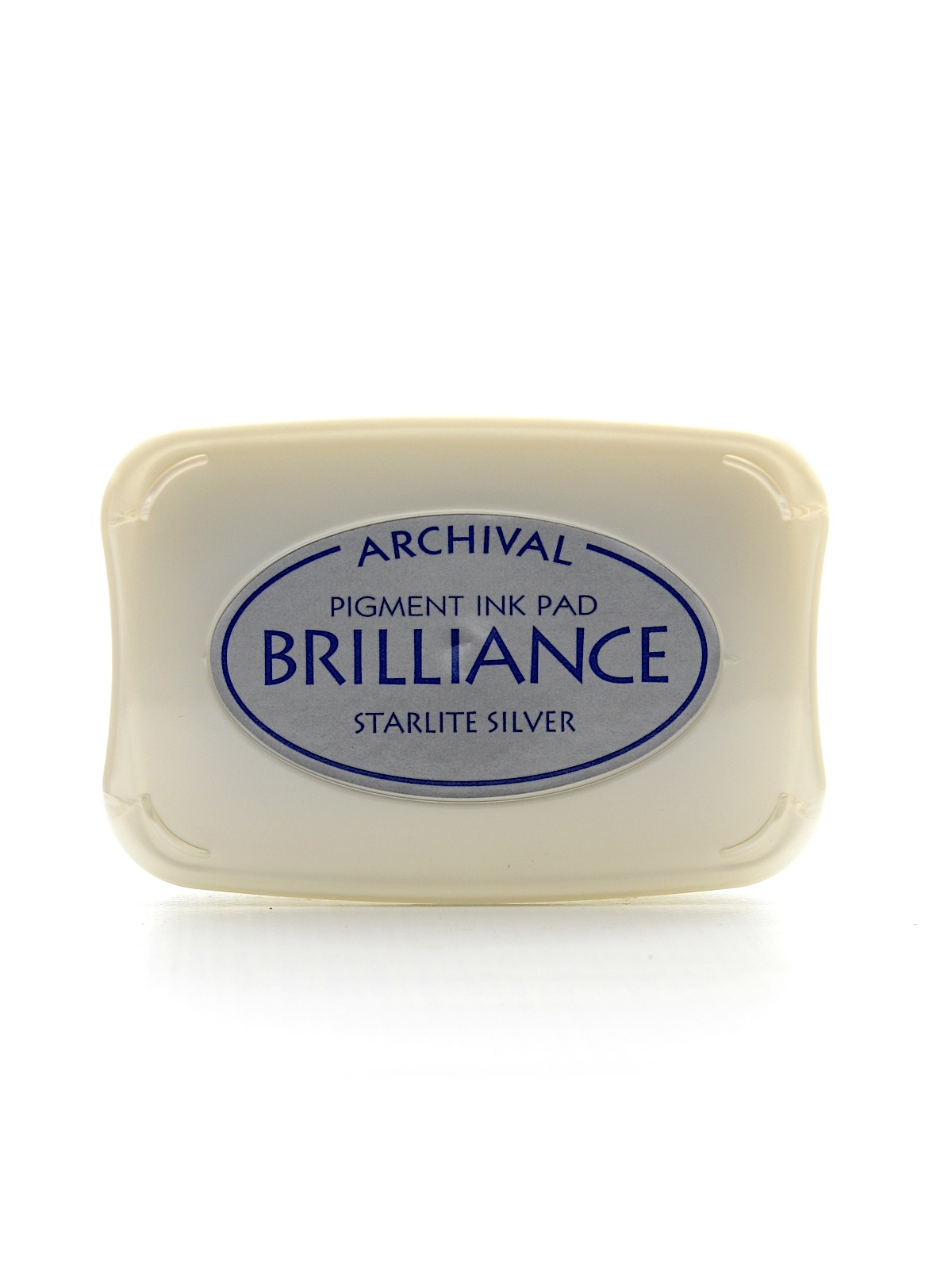 Brilliance Archival Pigment Ink starlite silver 3.75 in. x 2.625 in. pad