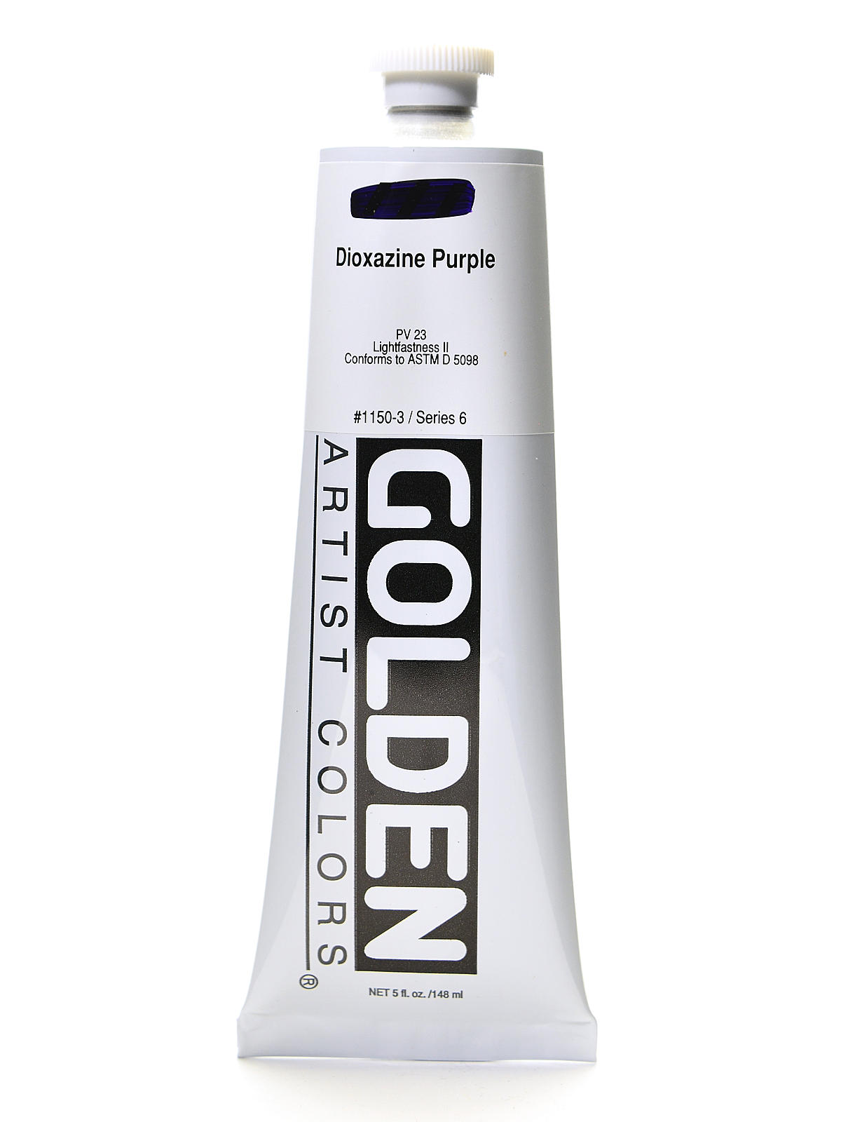 Heavy Body Acrylics dioxazine purple 5 oz.