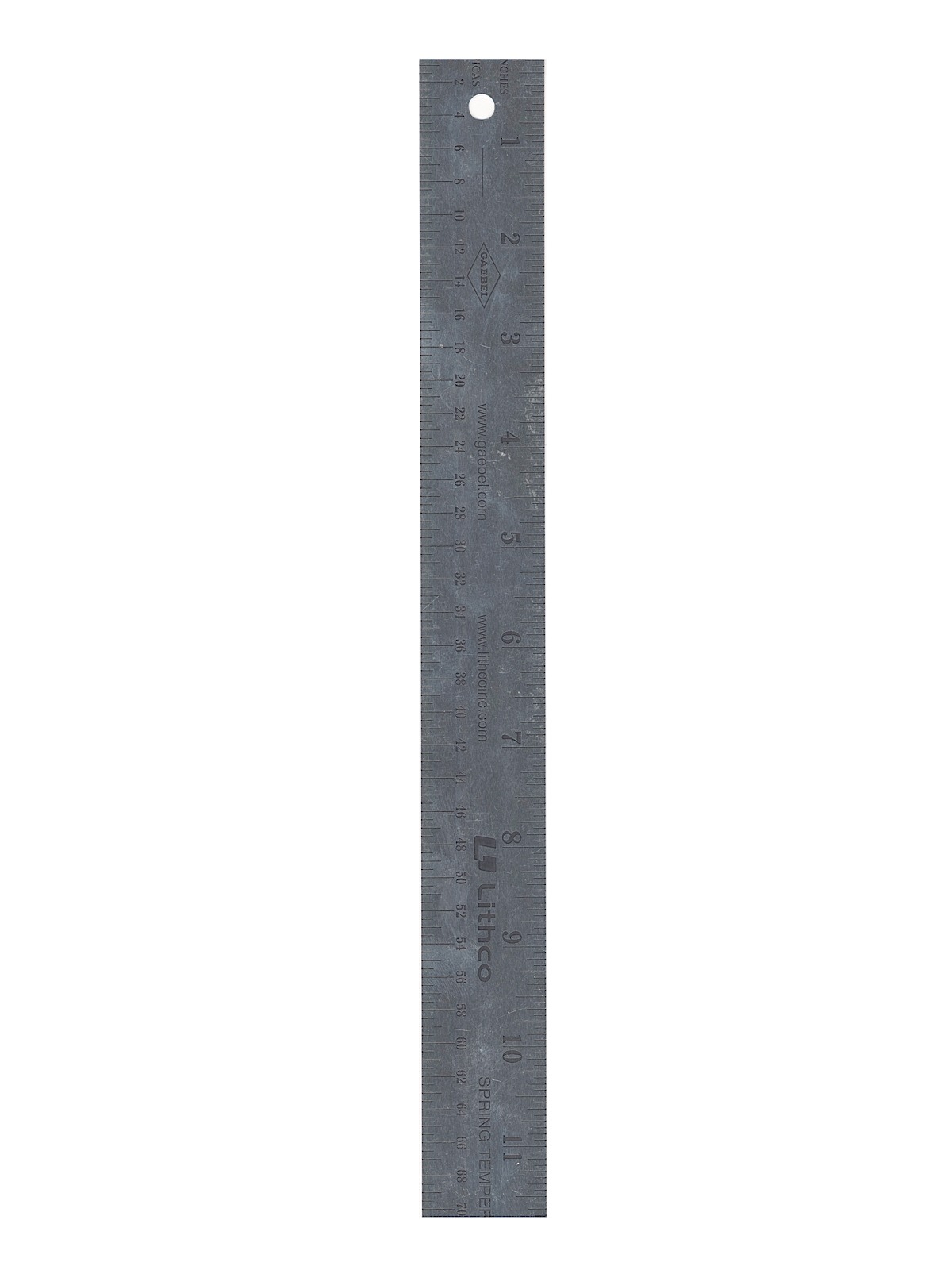 605 Series Stainless Steel Rulers 18 In.