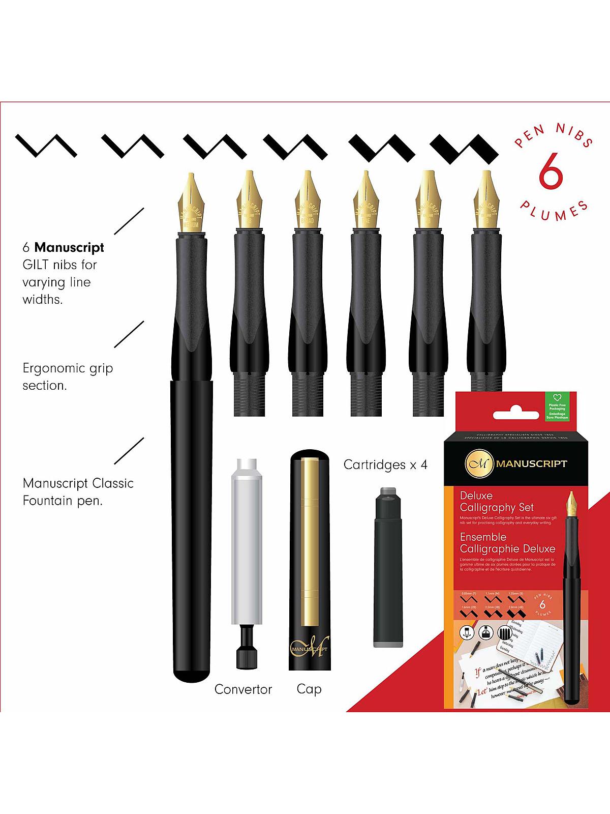 Calligrapher's Deluxe Set 6 Nib Deluxe Set